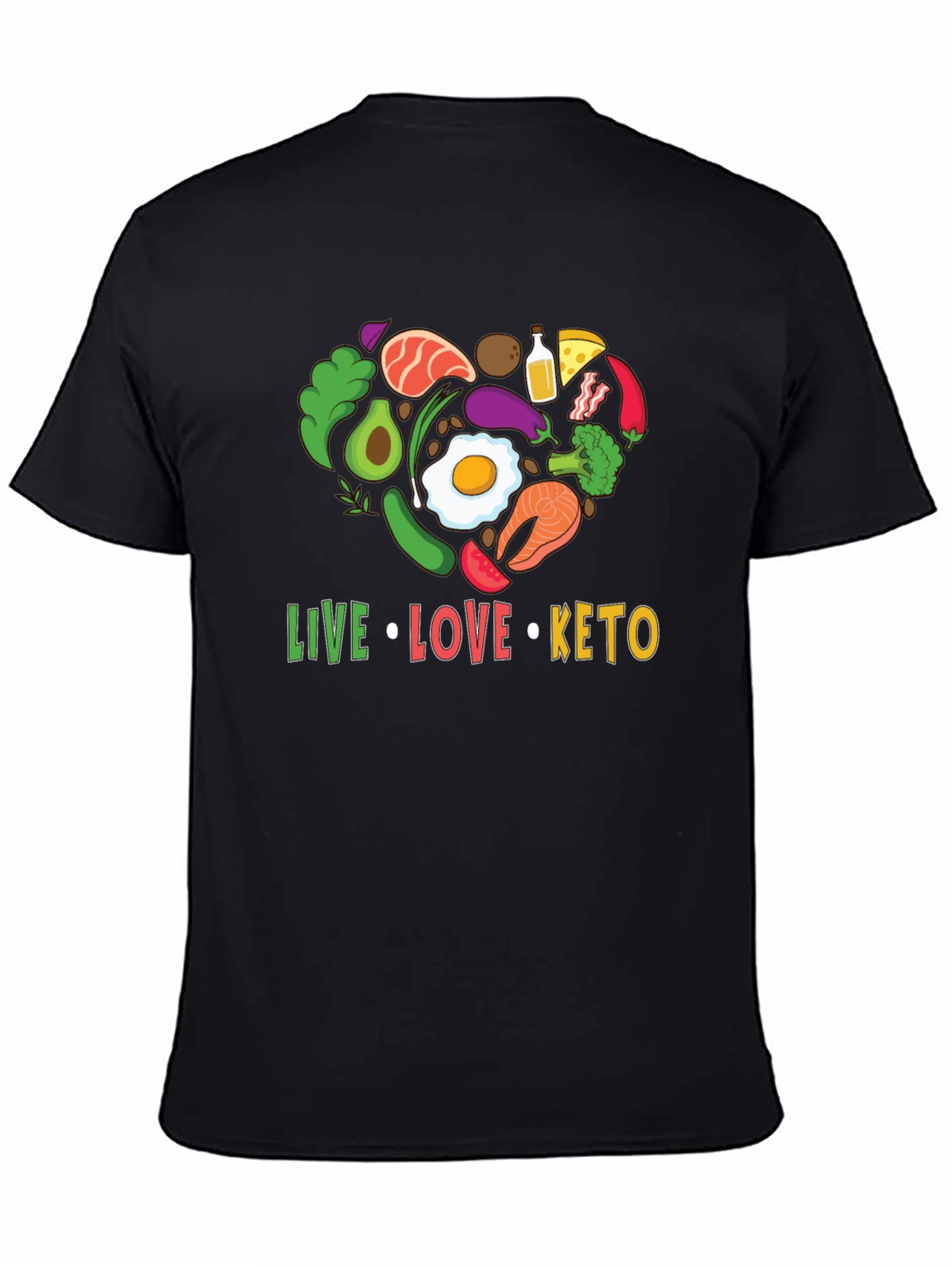 Live Love Keto T-Shirt - Diet Lifestyle Tee