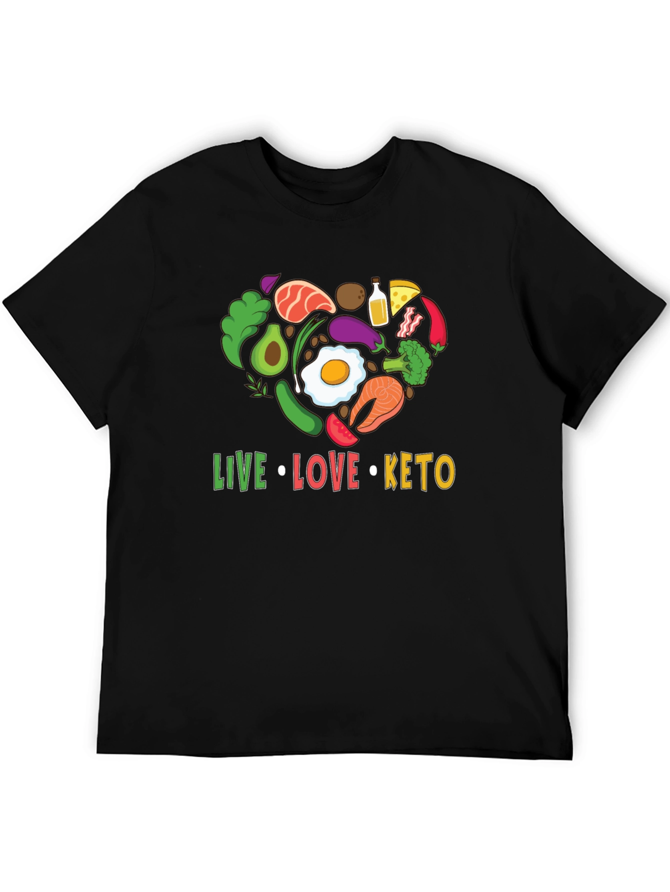 Live Love Keto T-Shirt - Diet Lifestyle Tee