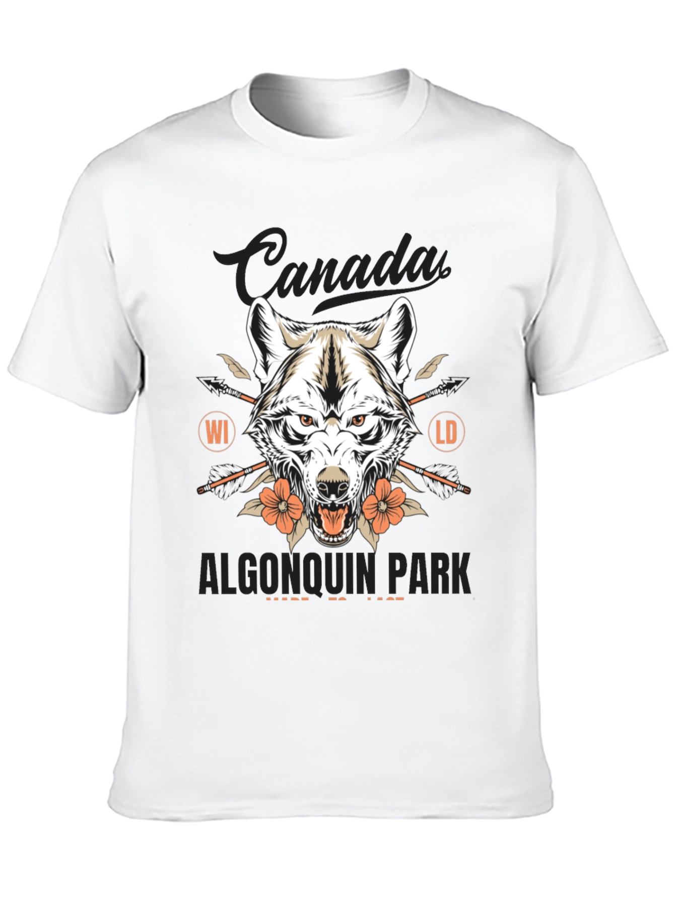 Canada Algonquin Park Wolf T-Shirt