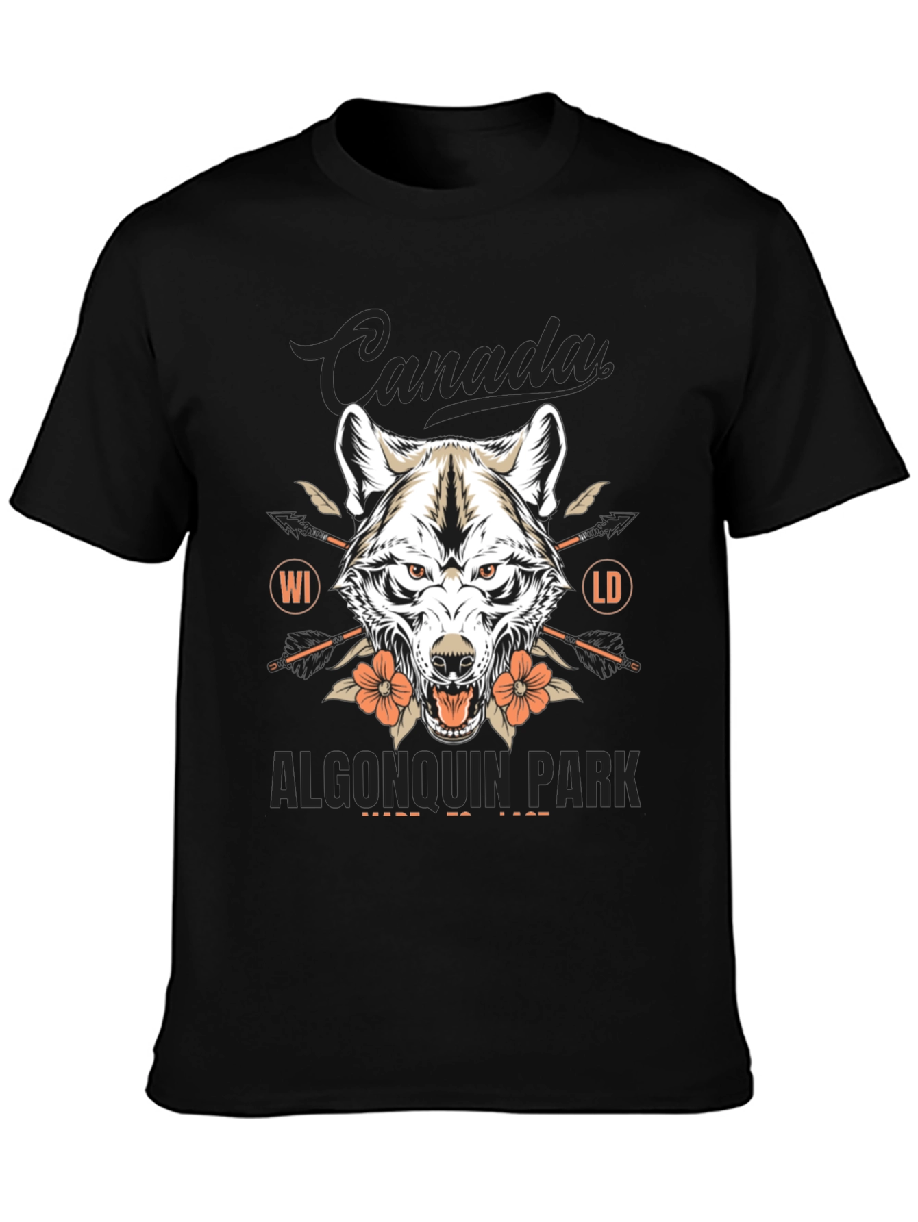Canada Algonquin Park Wolf T-Shirt