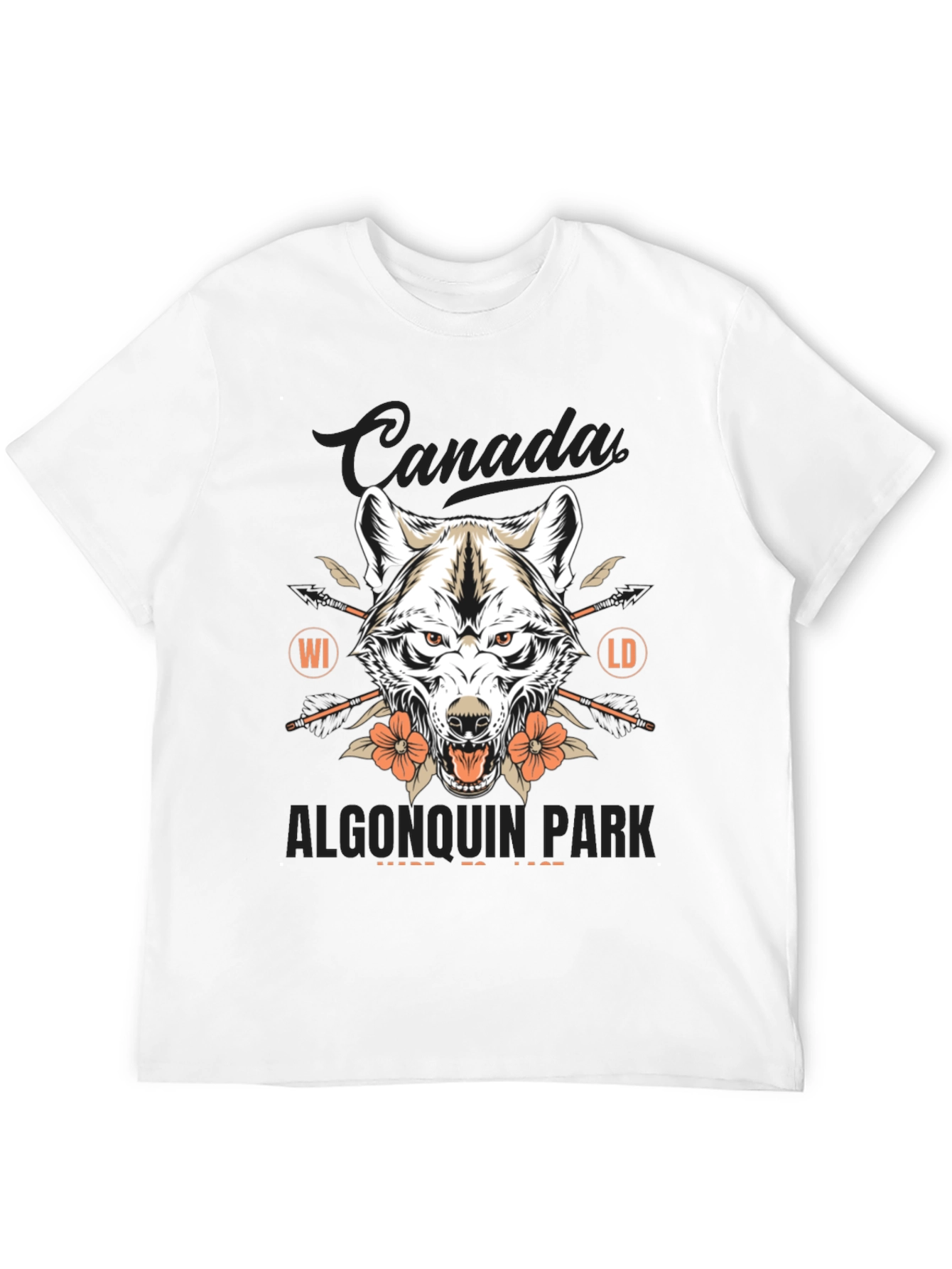 Canada Algonquin Park Wolf T-Shirt