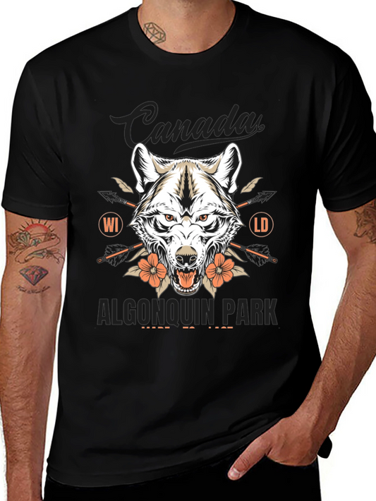 Canada Algonquin Park Wolf T-Shirt