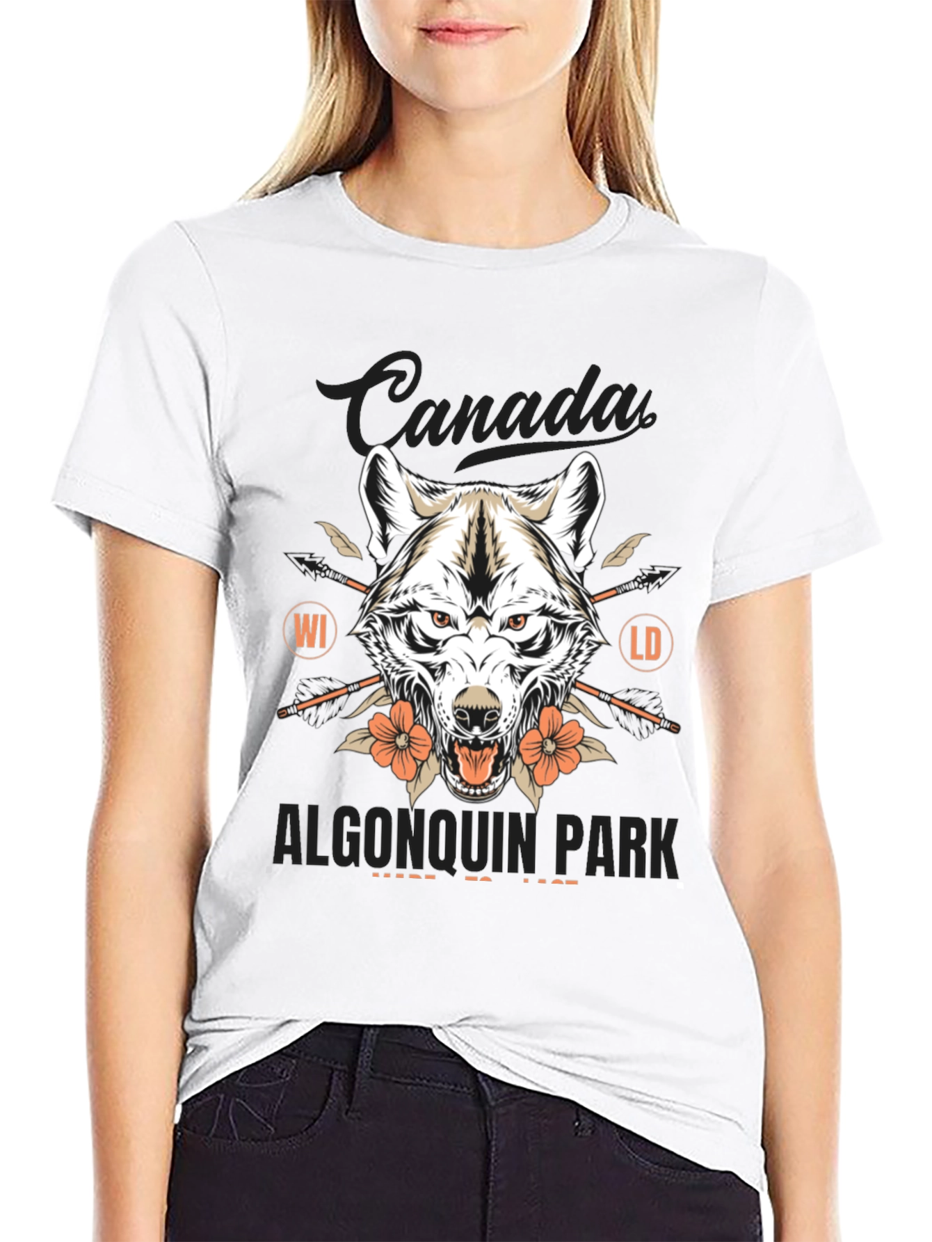 Canada Algonquin Park Wolf T-Shirt