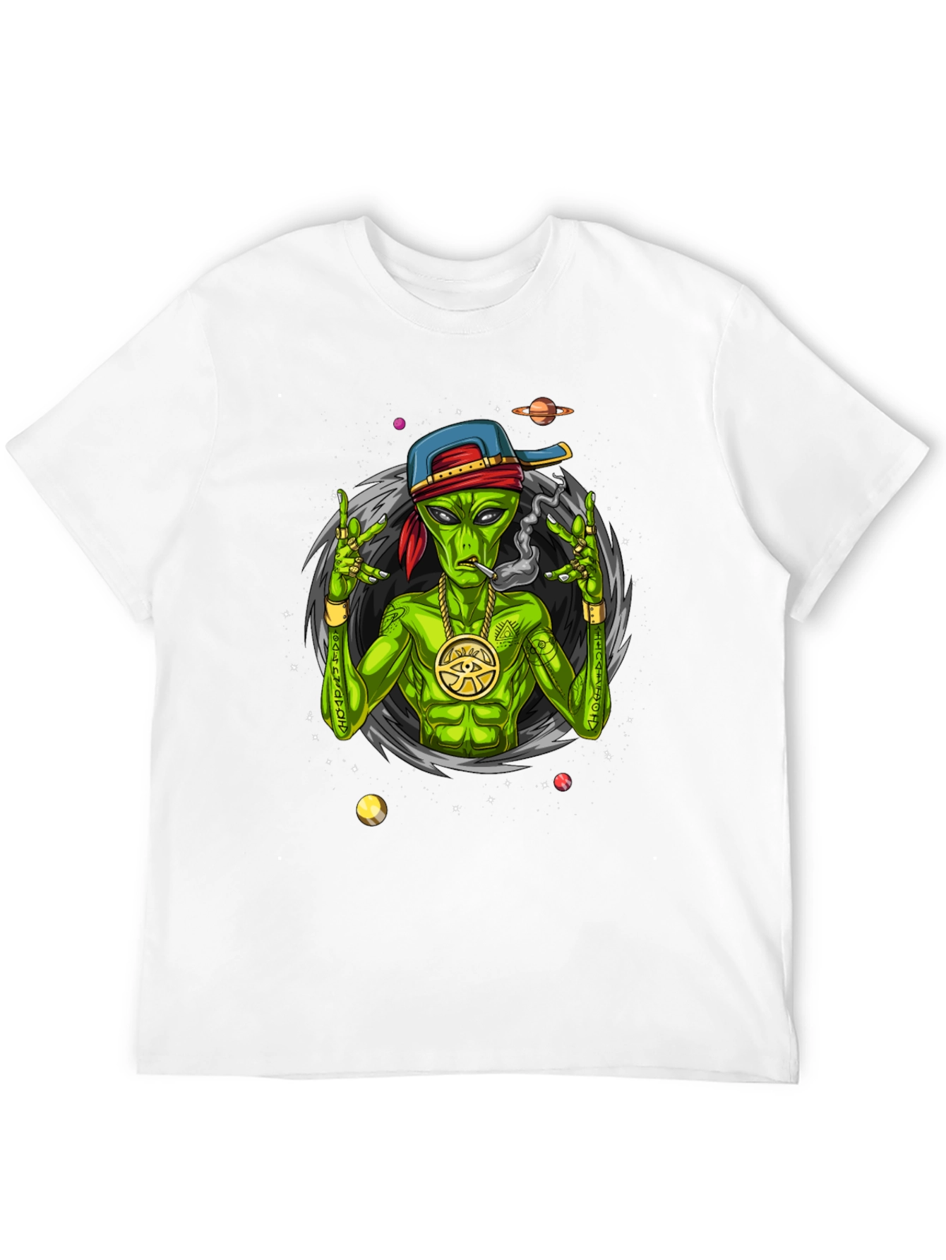 Alien Gangster Graphic Tee - Cool Streetwear Shirt
