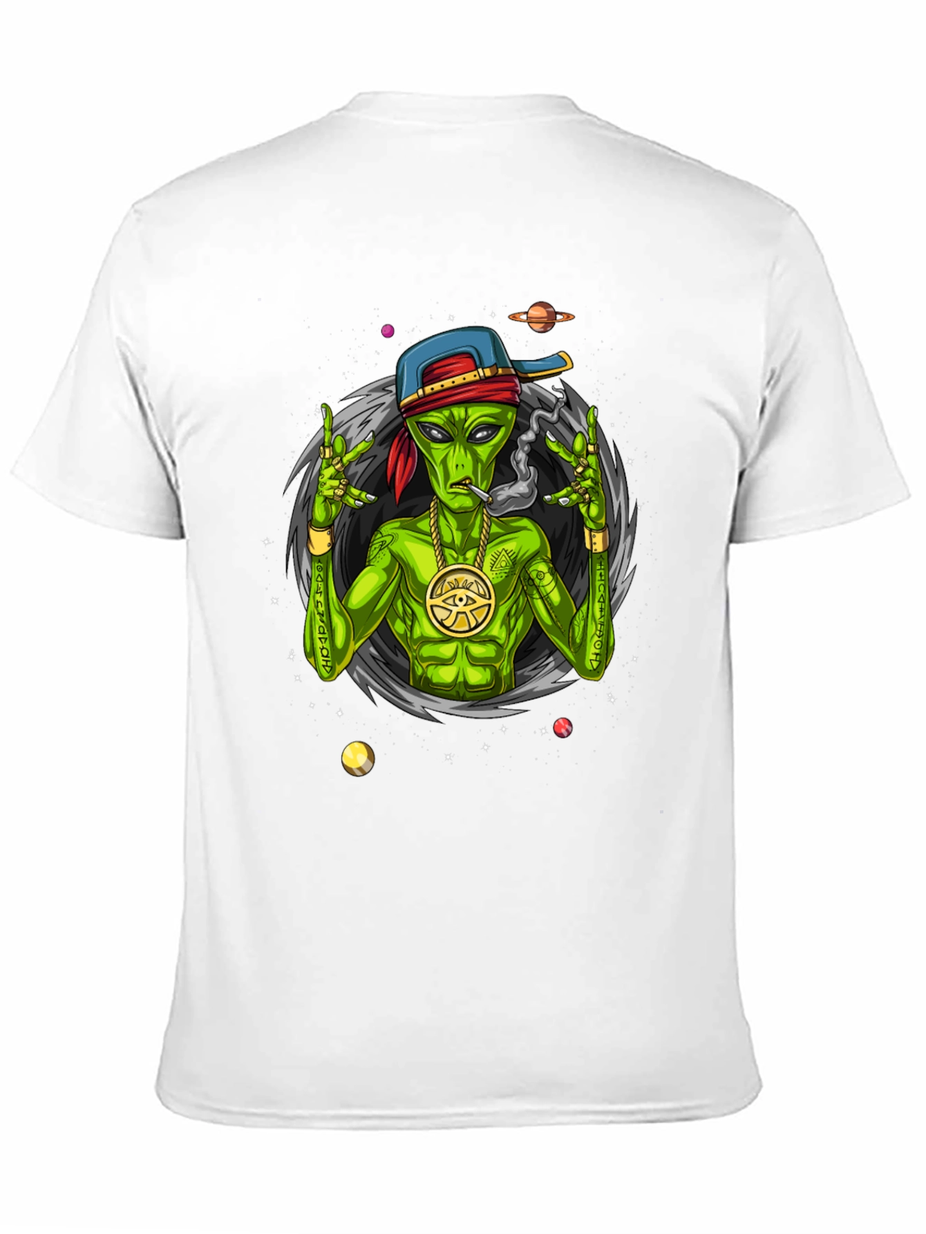 Alien Gangster Graphic Tee - Cool Streetwear Shirt