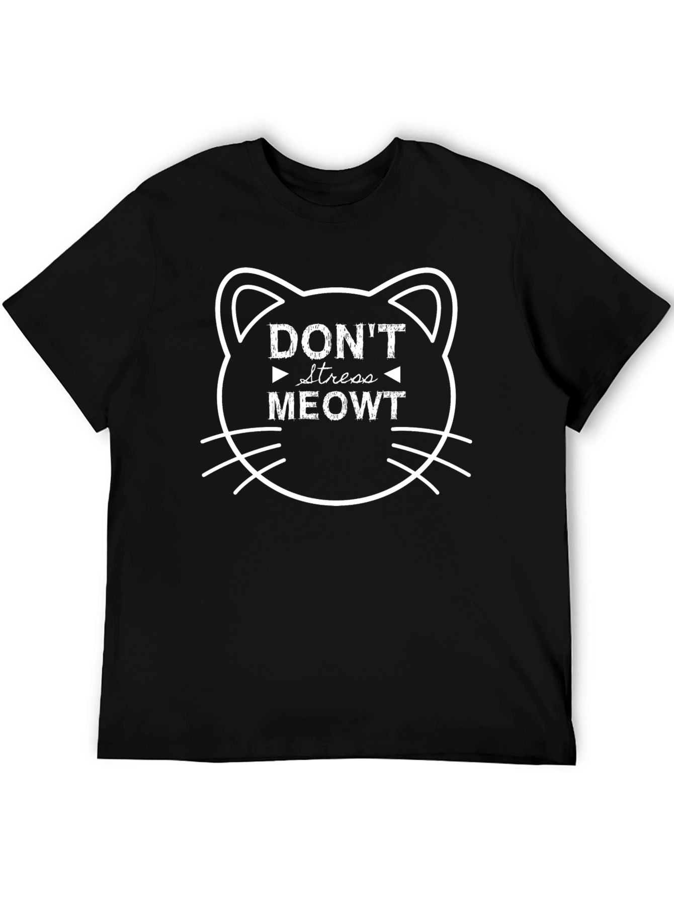 Dont Stress Meowt T-Shirt Funny Cat Lover Tee