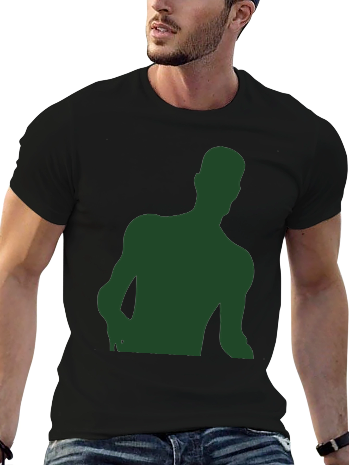 Silhouette Graphic Tee - Black