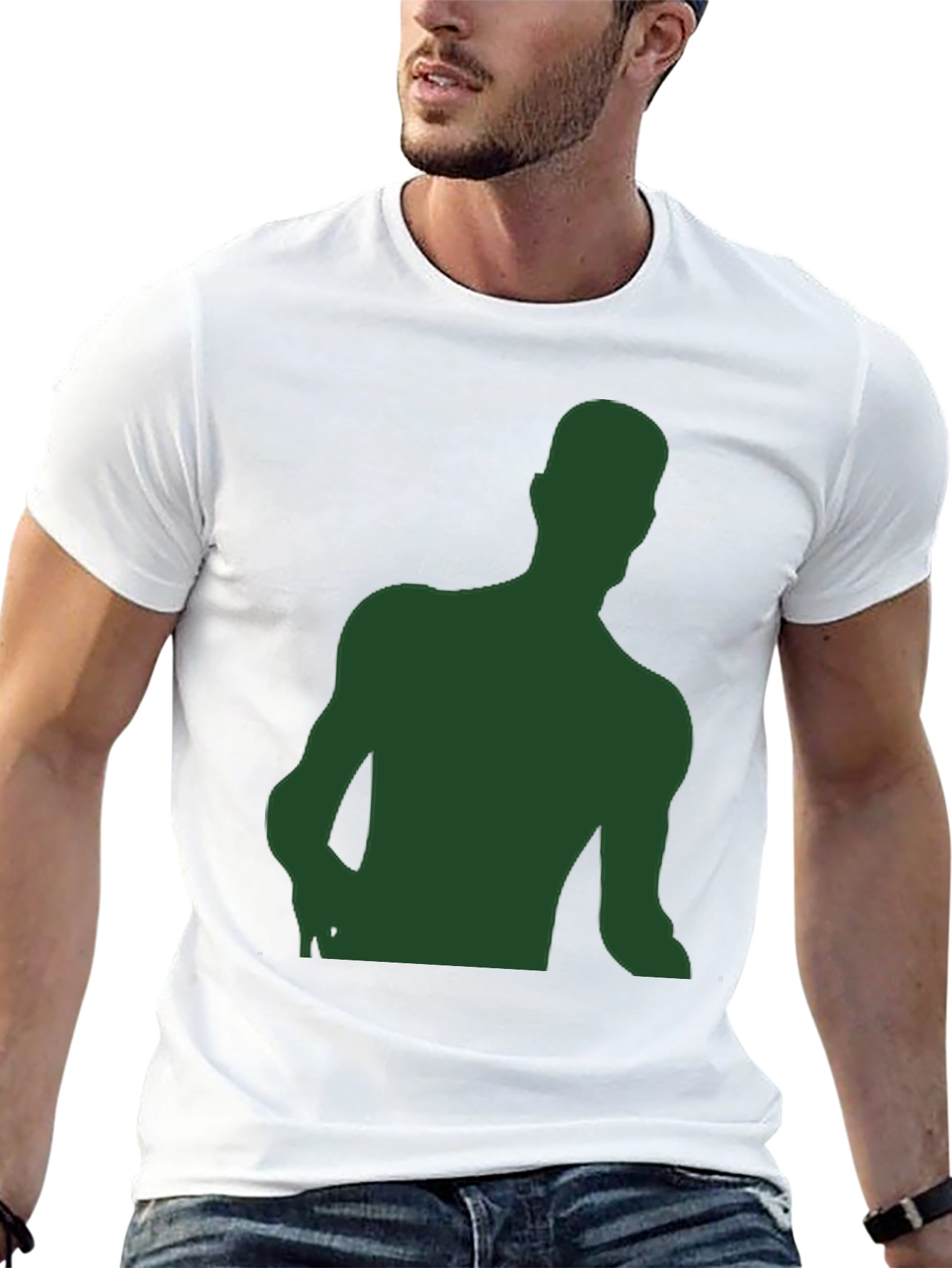 Silhouette Graphic Tee - Black