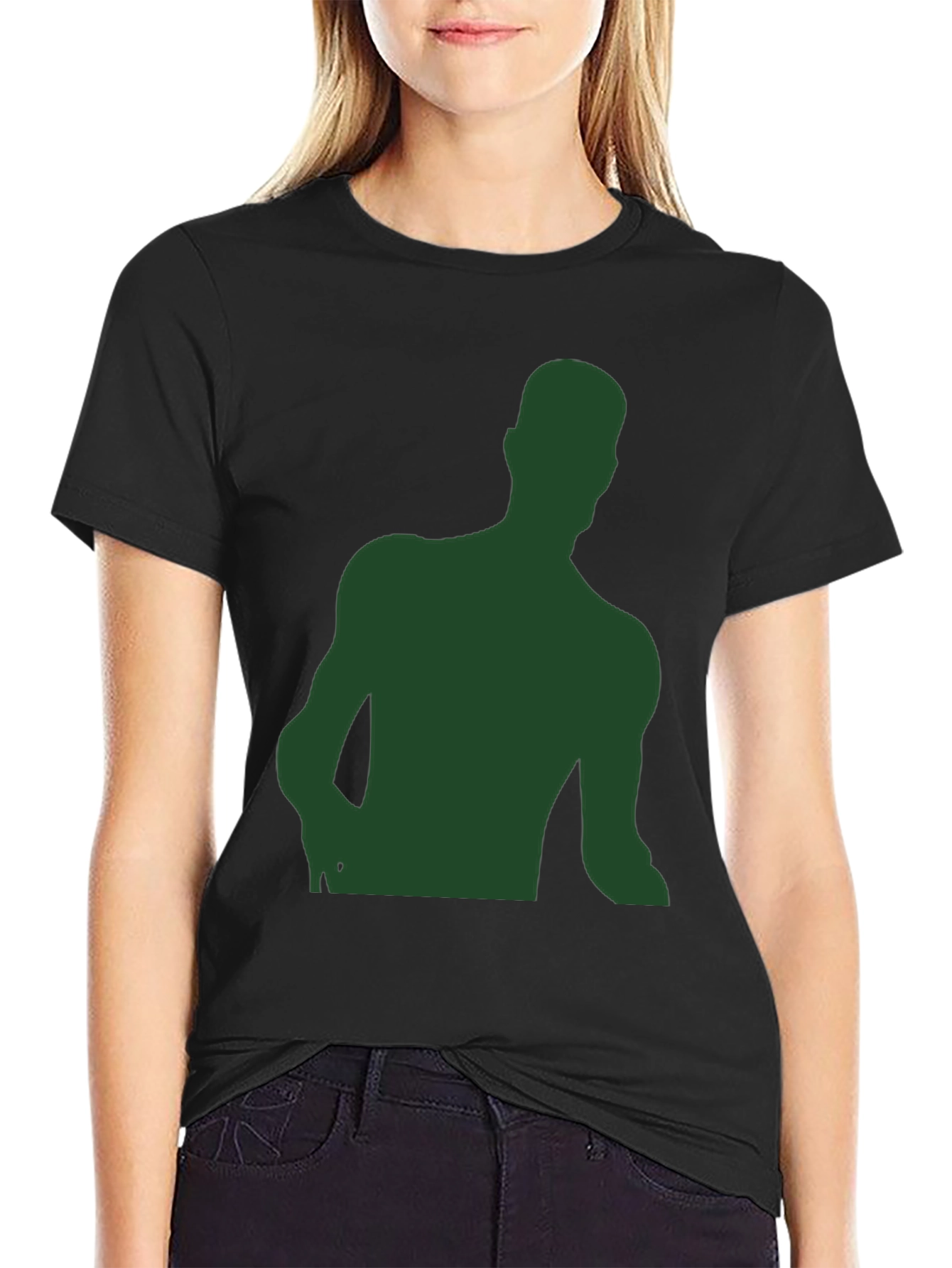 Silhouette Graphic Tee - Black