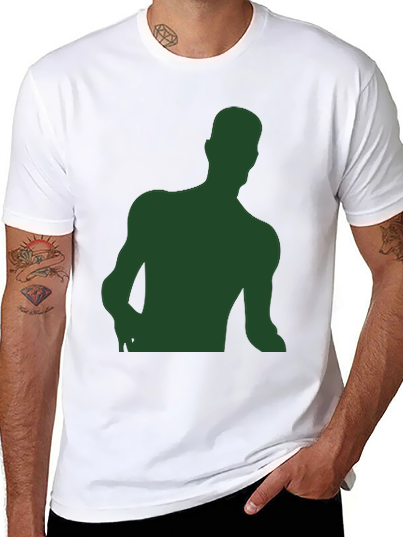 Silhouette Graphic Tee - Black