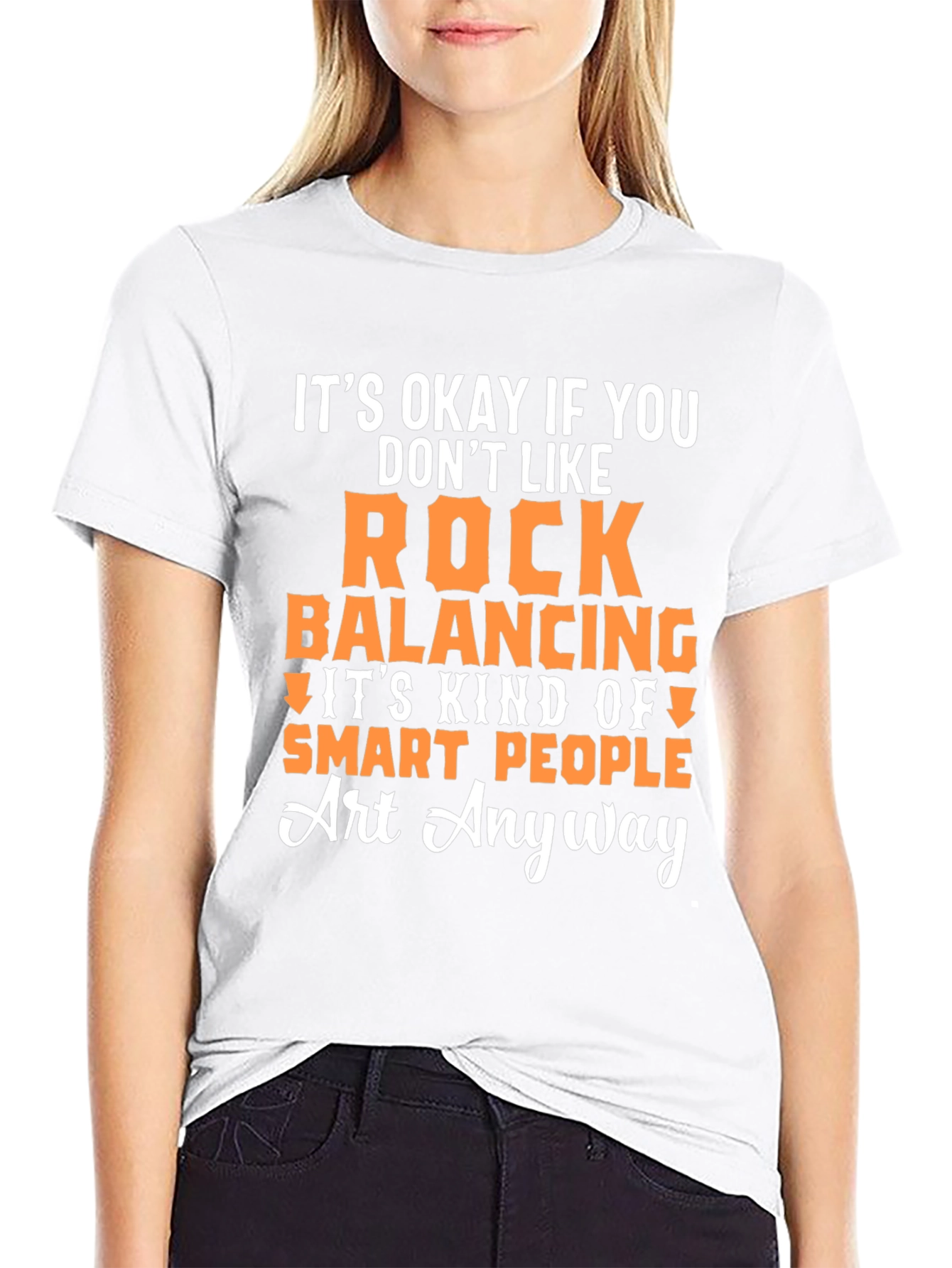 Rock Balancing Art T-Shirt - Smart People Gift