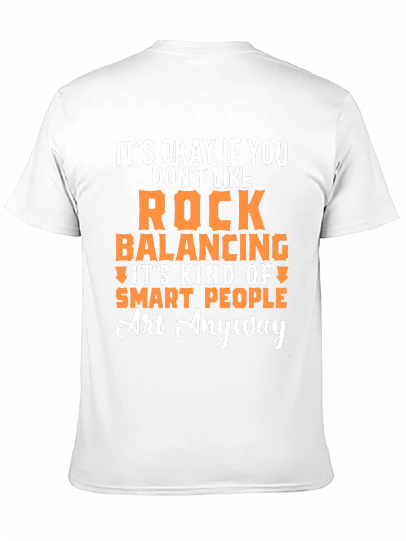 Rock Balancing Art T-Shirt - Smart People Gift