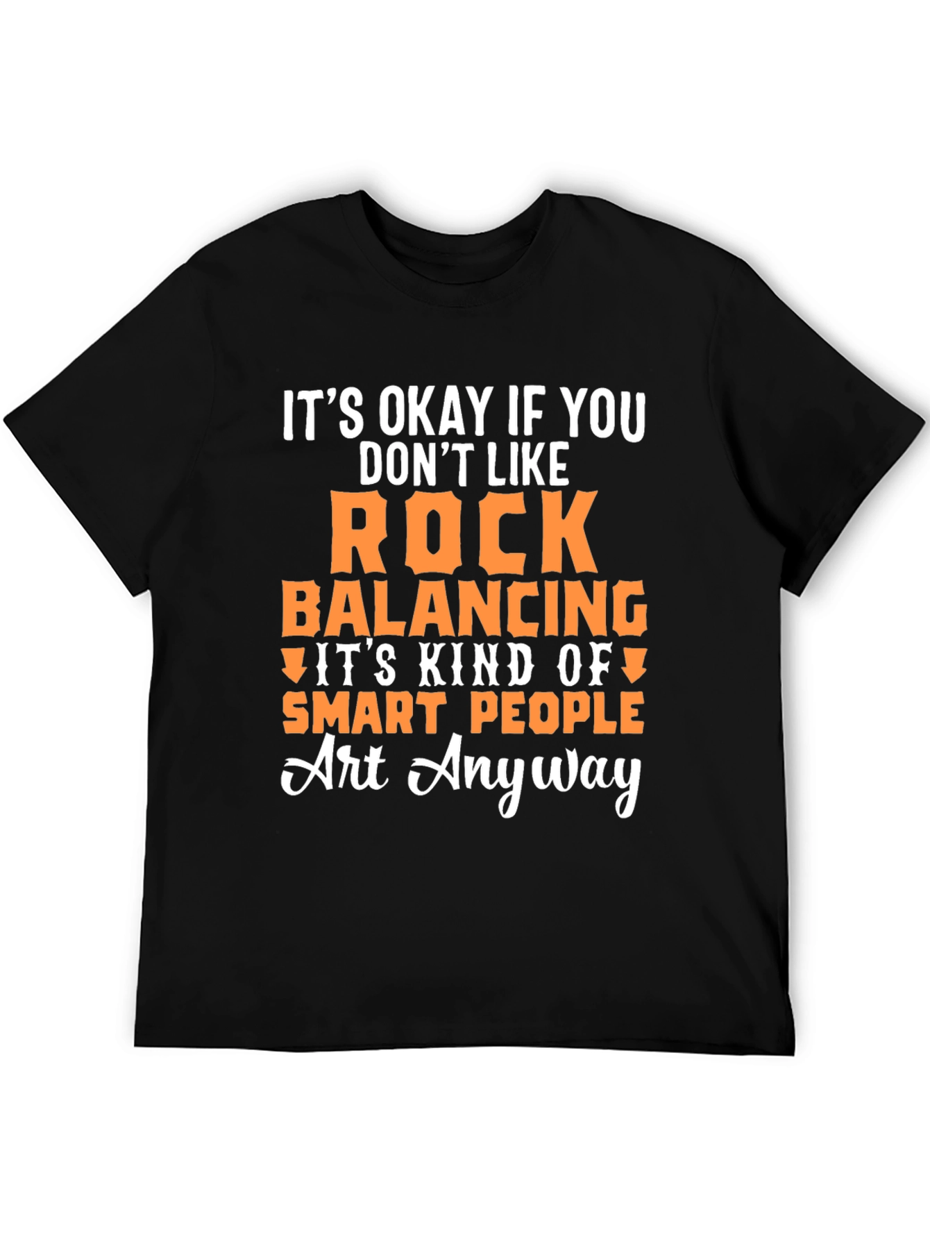Rock Balancing Art T-Shirt - Smart People Gift