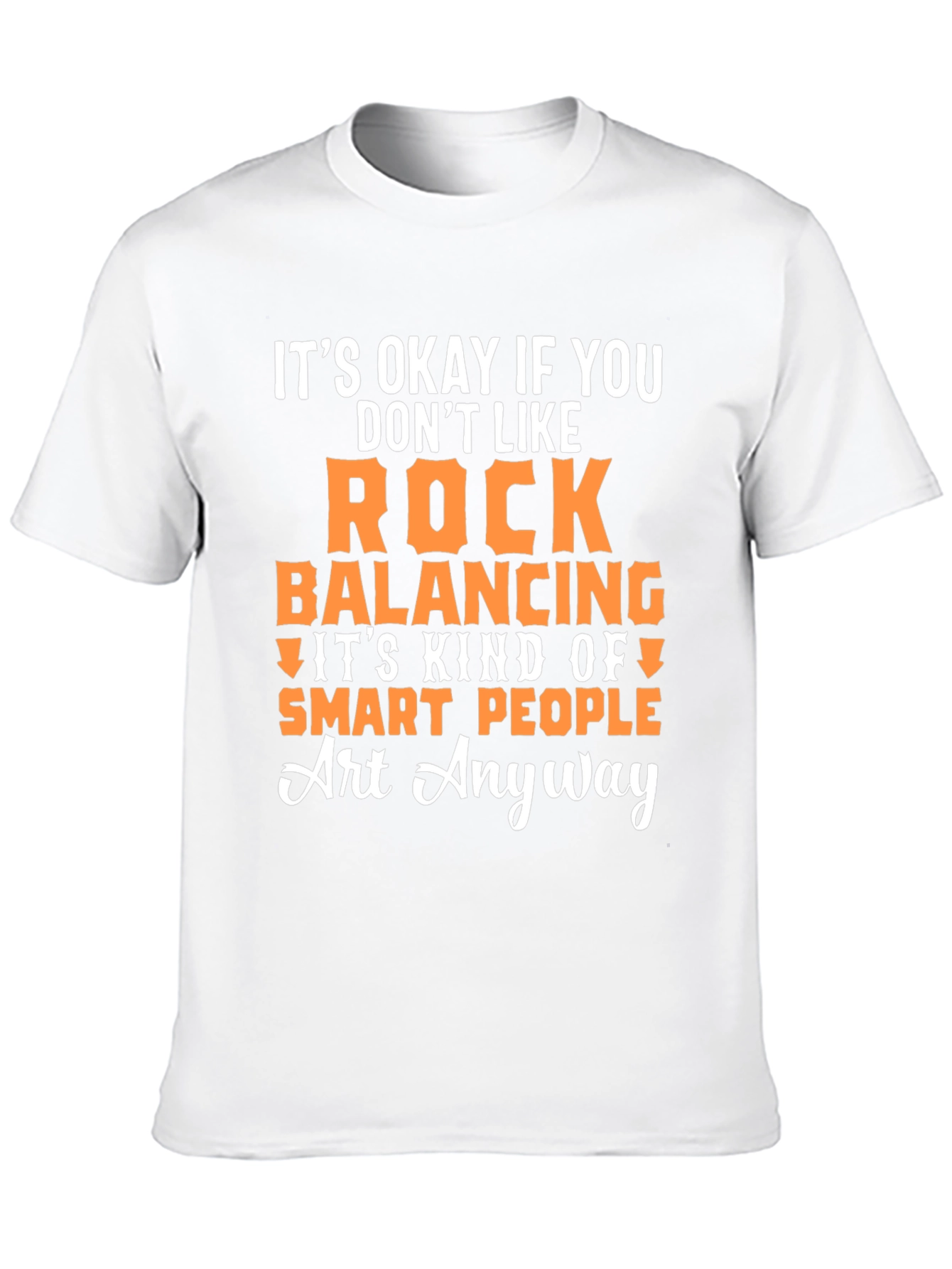 Rock Balancing Art T-Shirt - Smart People Gift