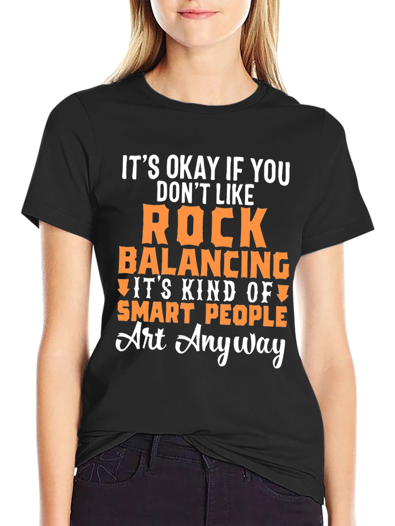 Rock Balancing Art T-Shirt - Smart People Gift