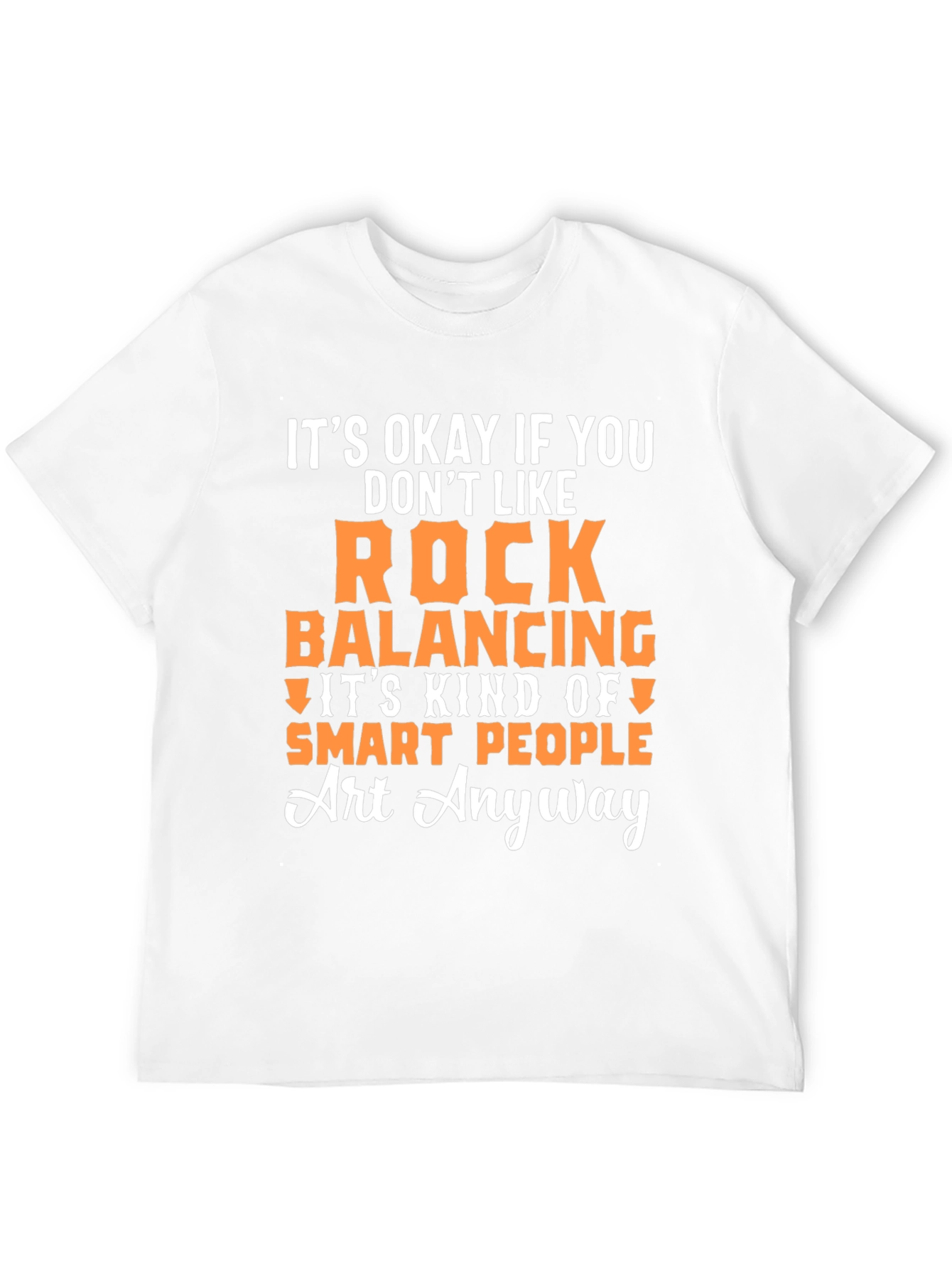 Rock Balancing Art T-Shirt - Smart People Gift