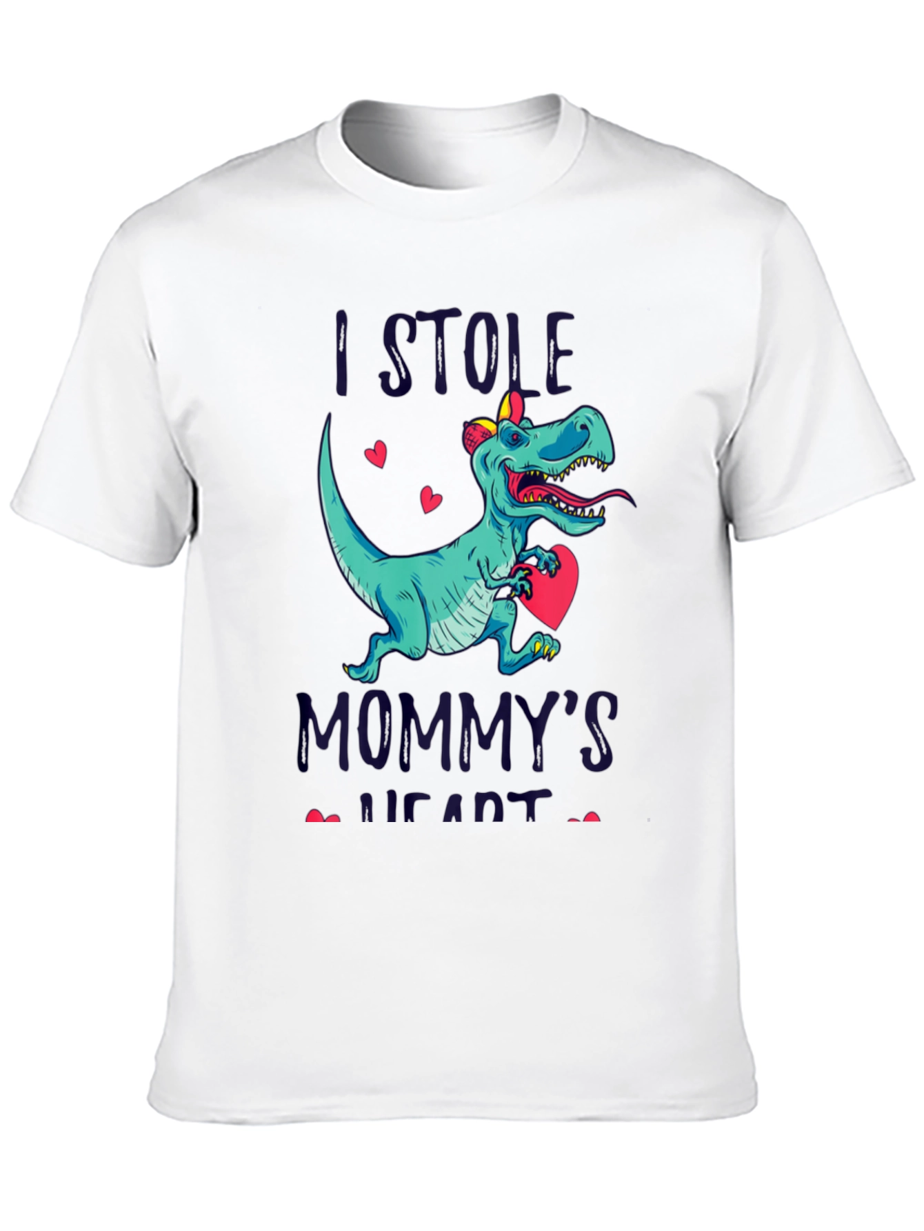 I Stole Mommys Heart T-Rex Graphic Tee