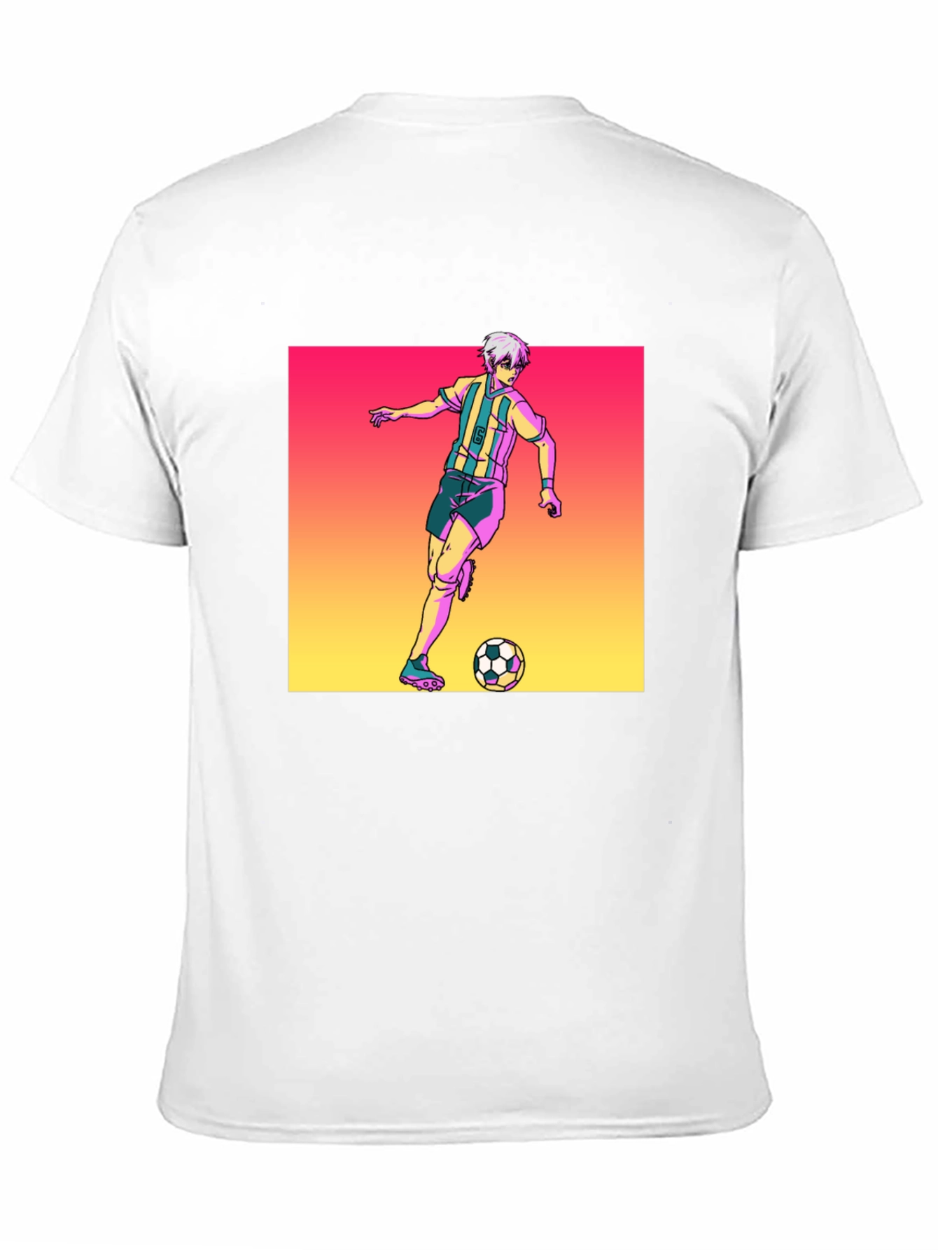 Soccer Player Graphic T-Shirt