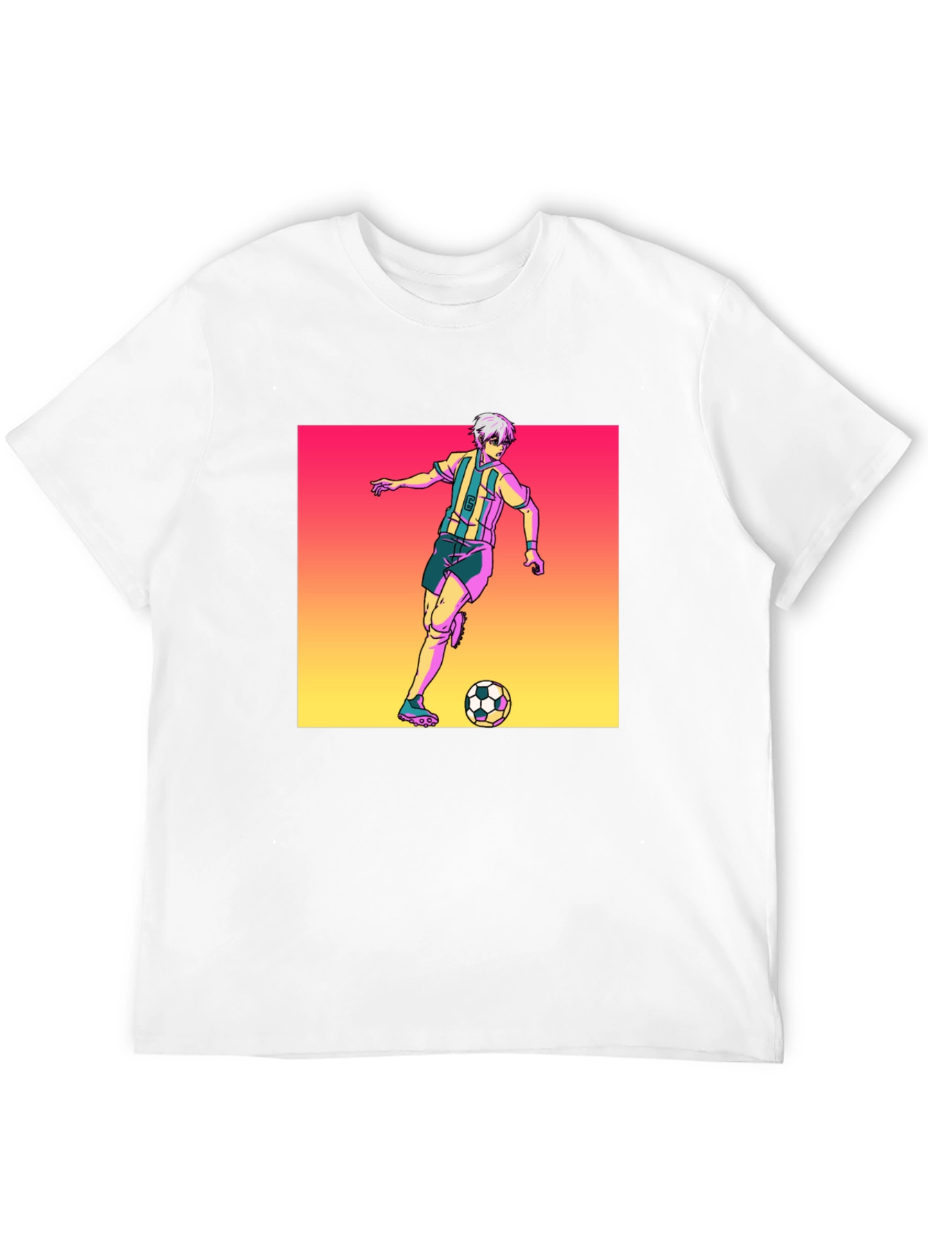 Soccer Player Graphic T-Shirt