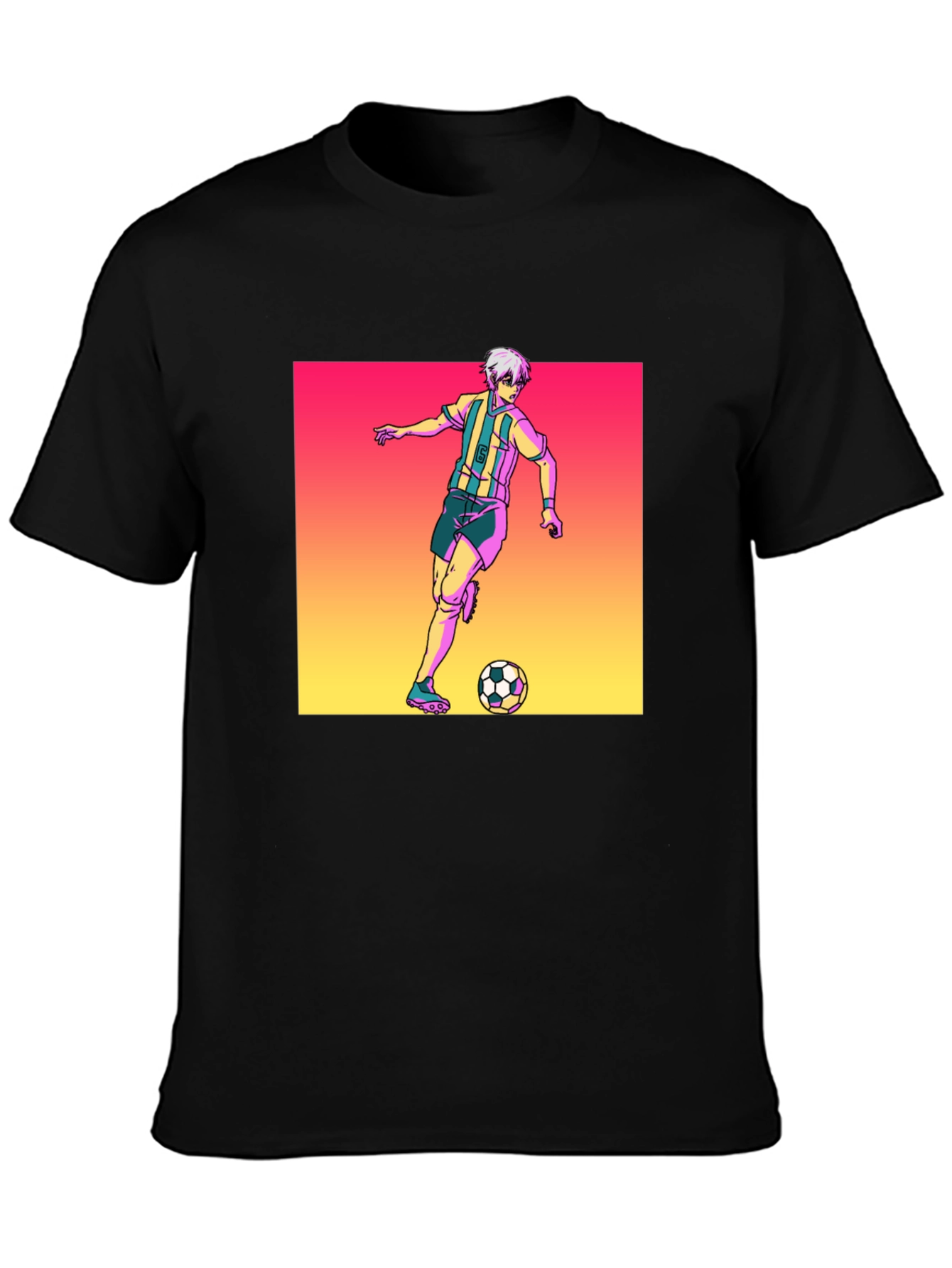 Soccer Player Graphic T-Shirt