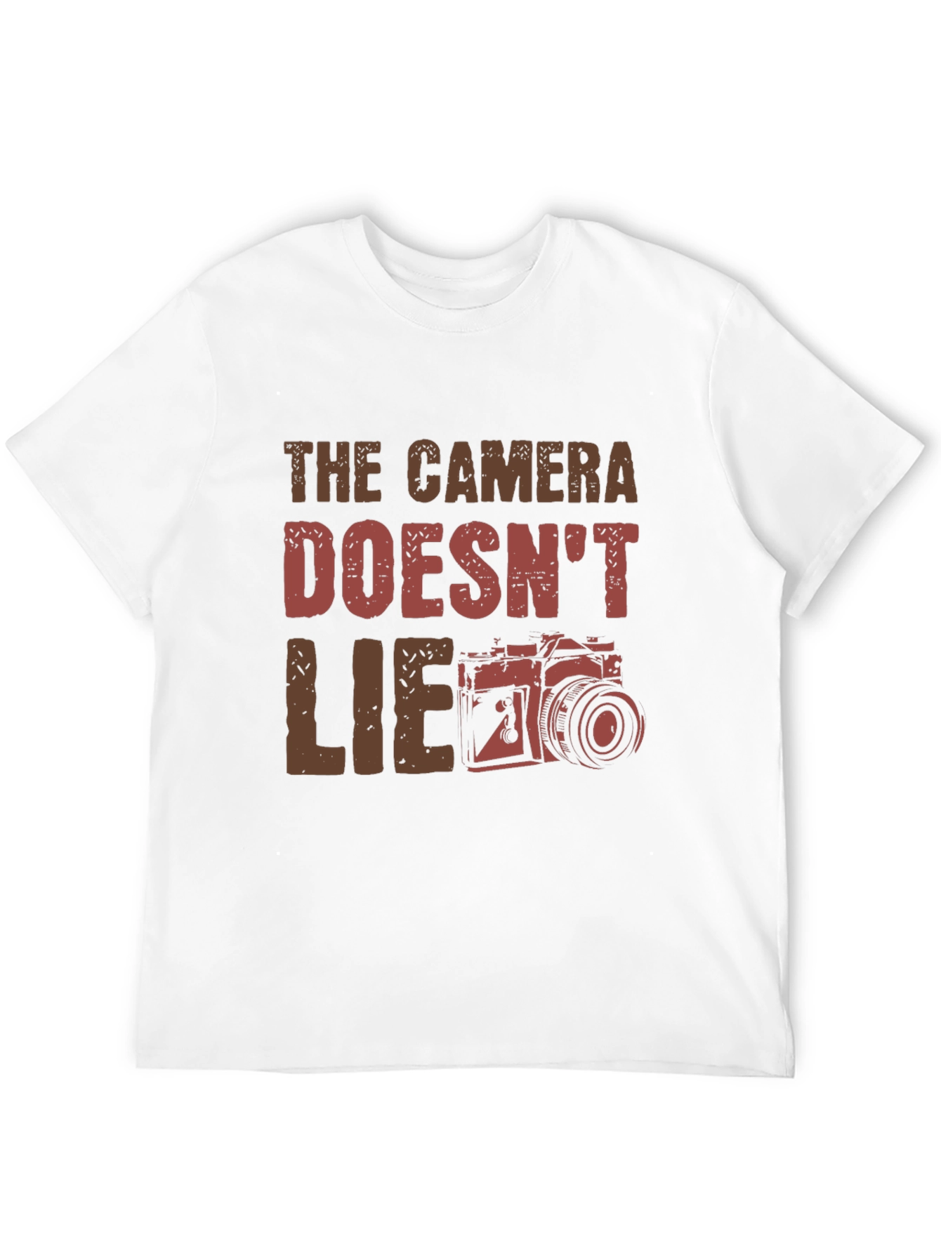 The Camera Doesnt Lie Graphic Tee - Black