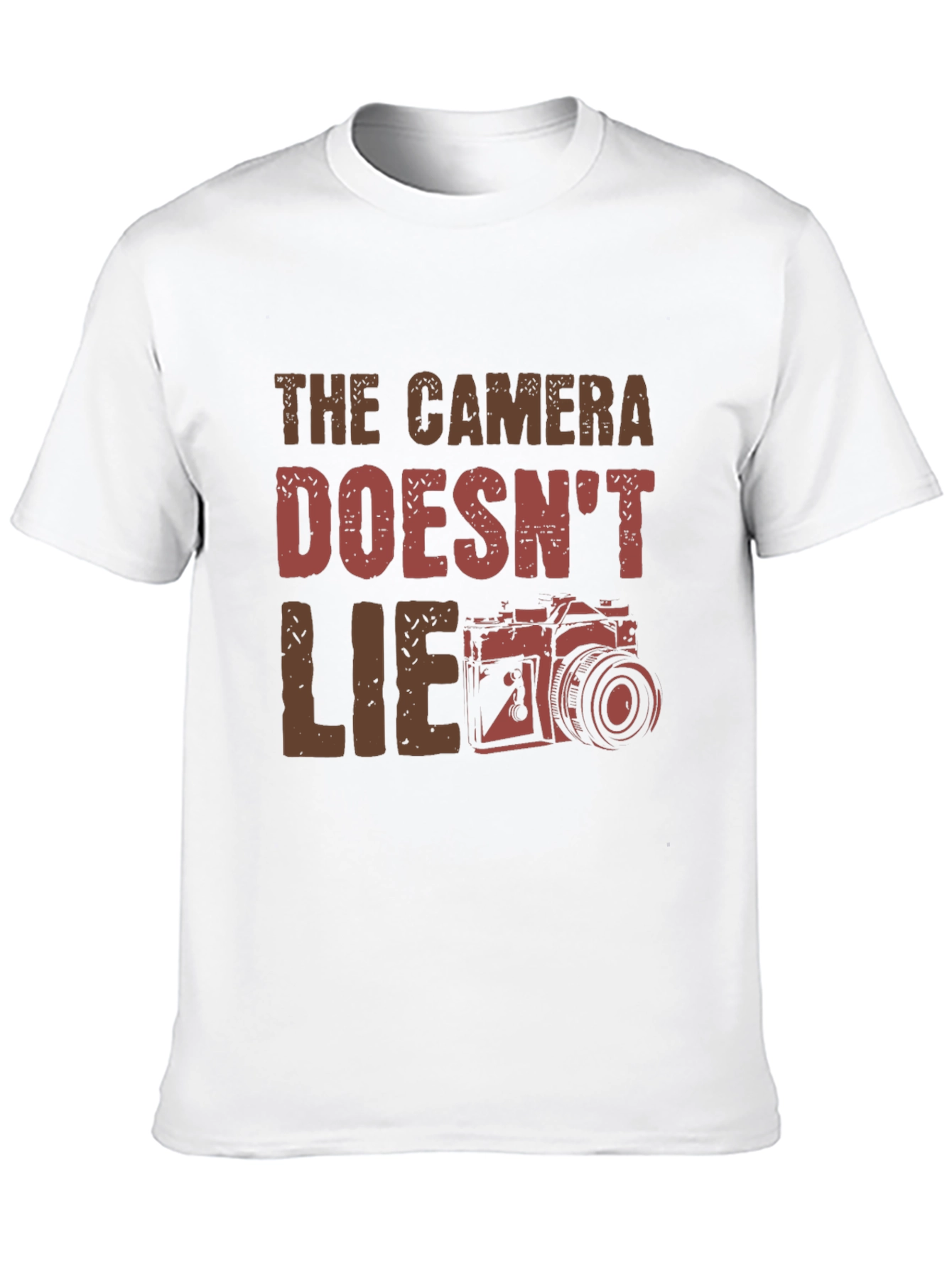 The Camera Doesnt Lie Graphic Tee - Black