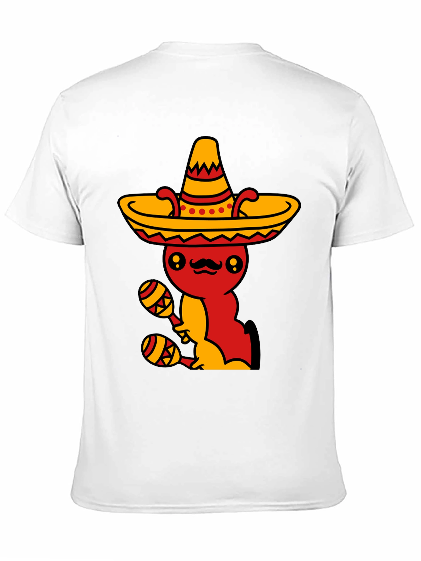 Mexican Fiesta T-Shirt - Fun Sombrero & Maracas Design