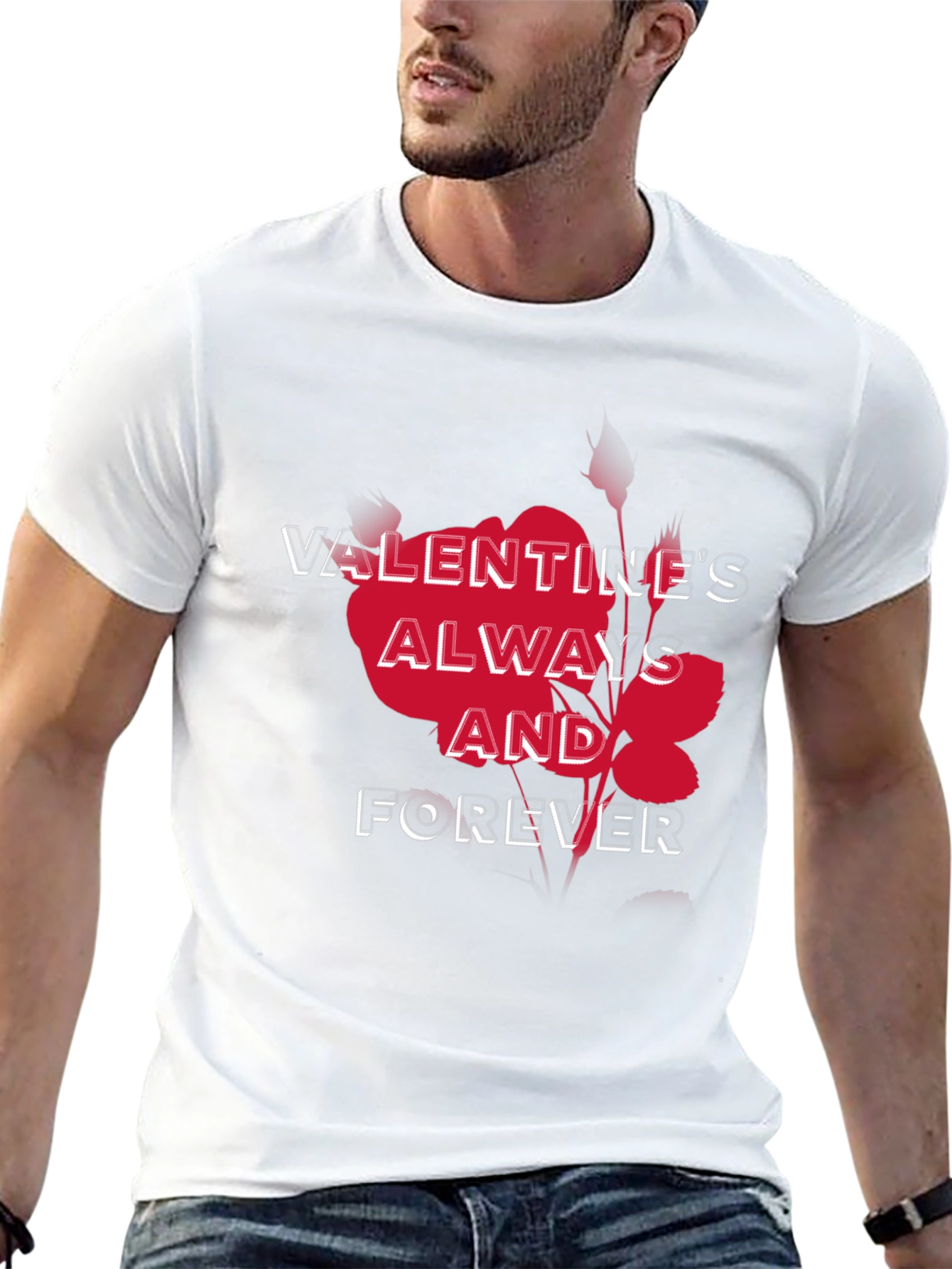 Valentines Always and Forever Graphic Tee