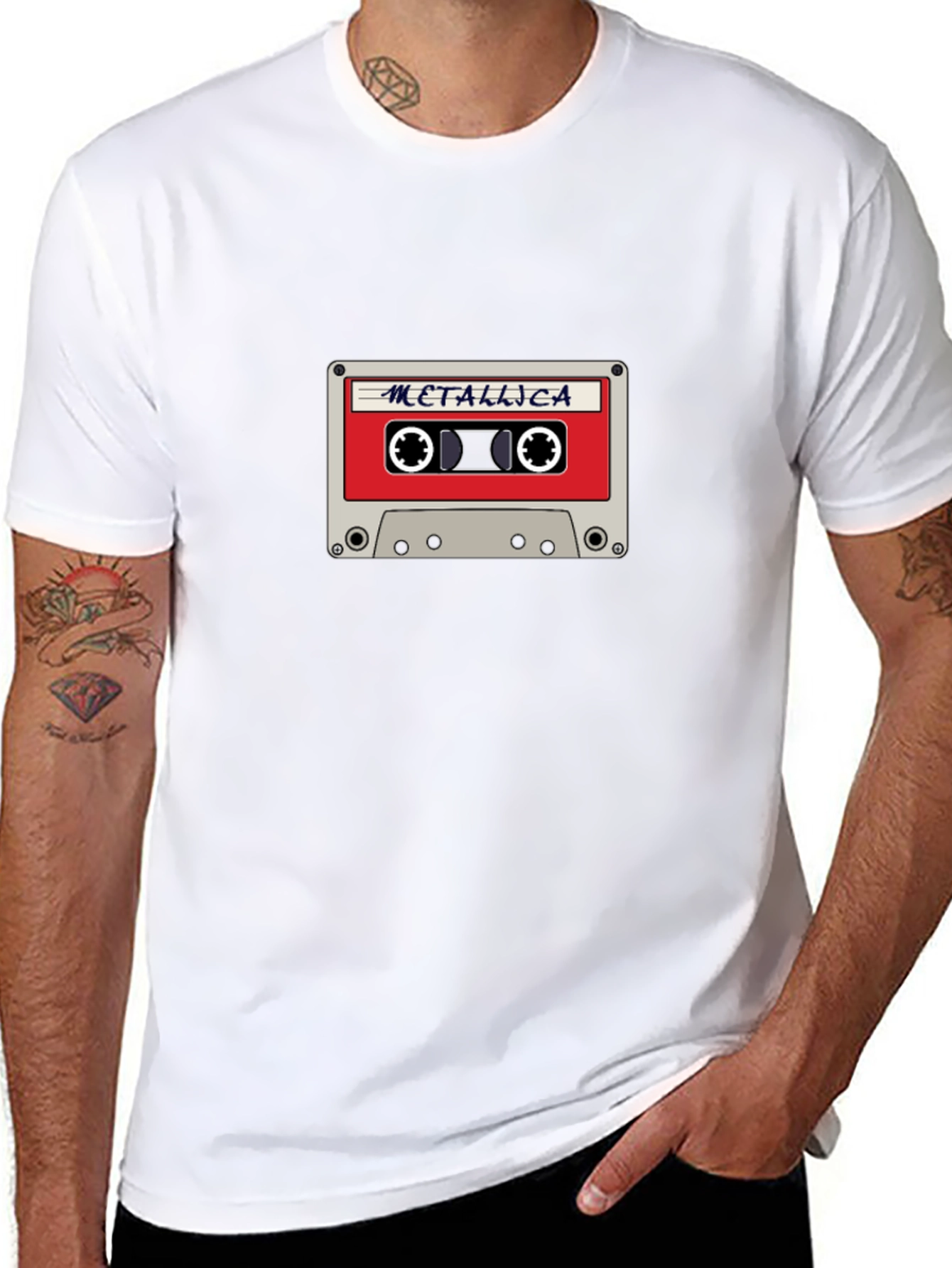 Metallica Cassette Tape Graphic T-Shirt