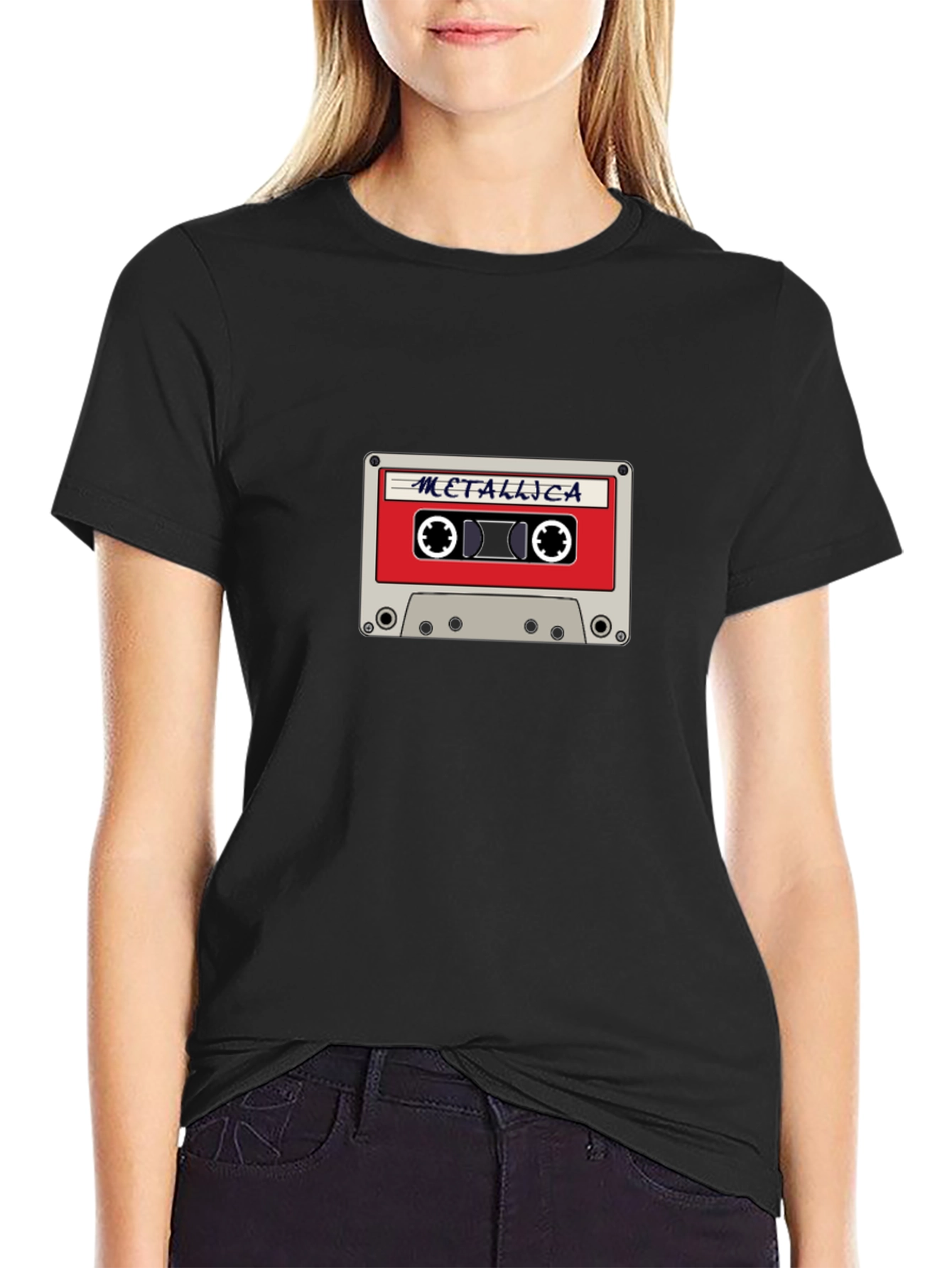 Metallica Cassette Tape Graphic T-Shirt