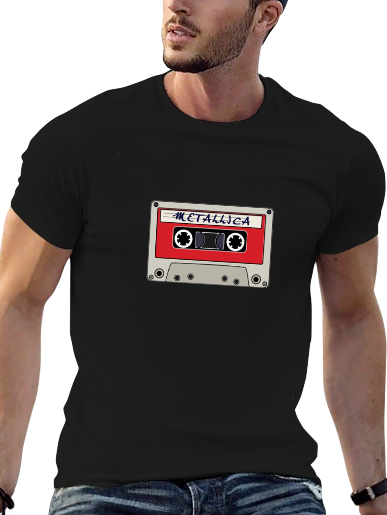 Metallica Cassette Tape Graphic T-Shirt