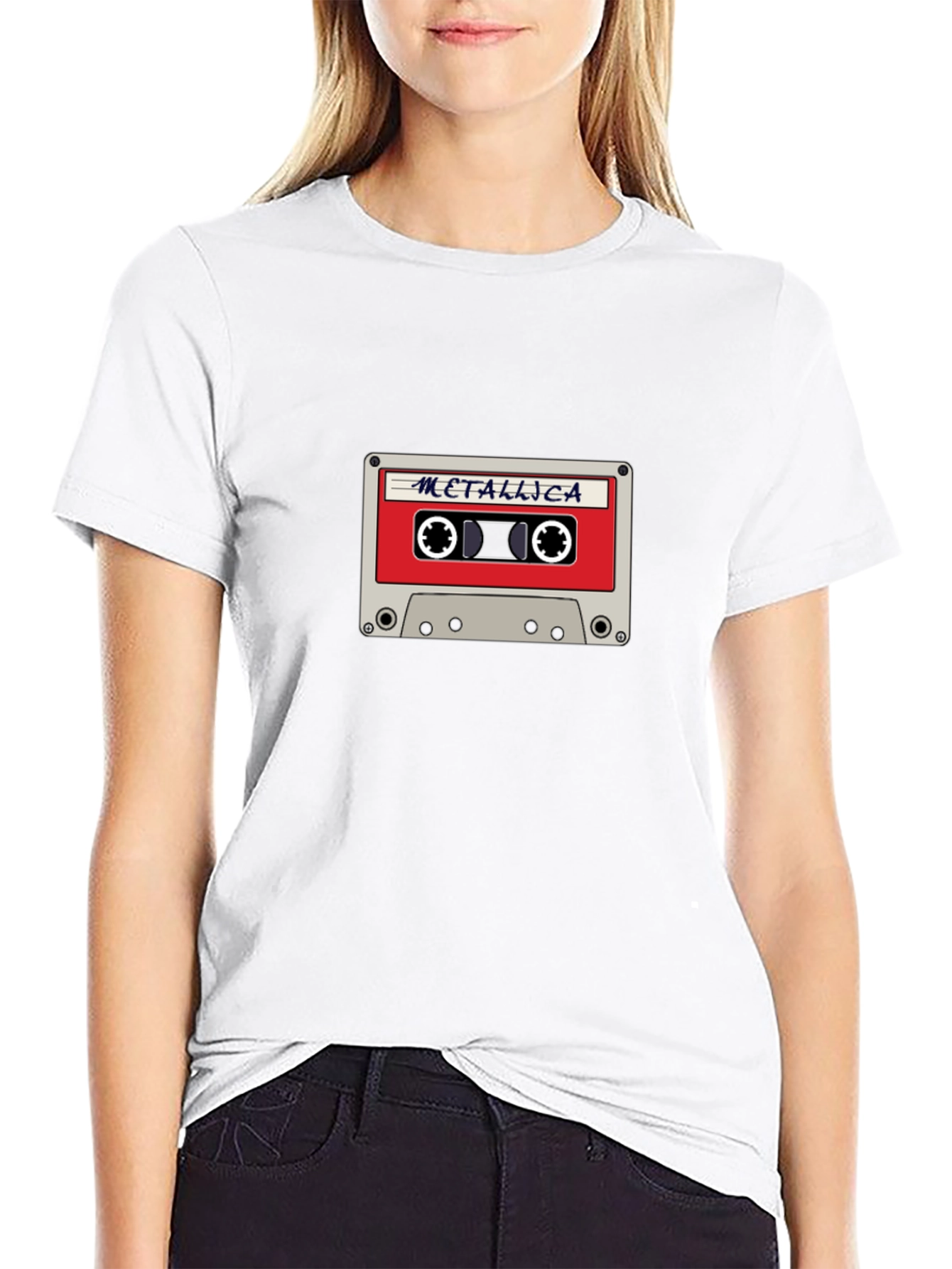 Metallica Cassette Tape Graphic T-Shirt