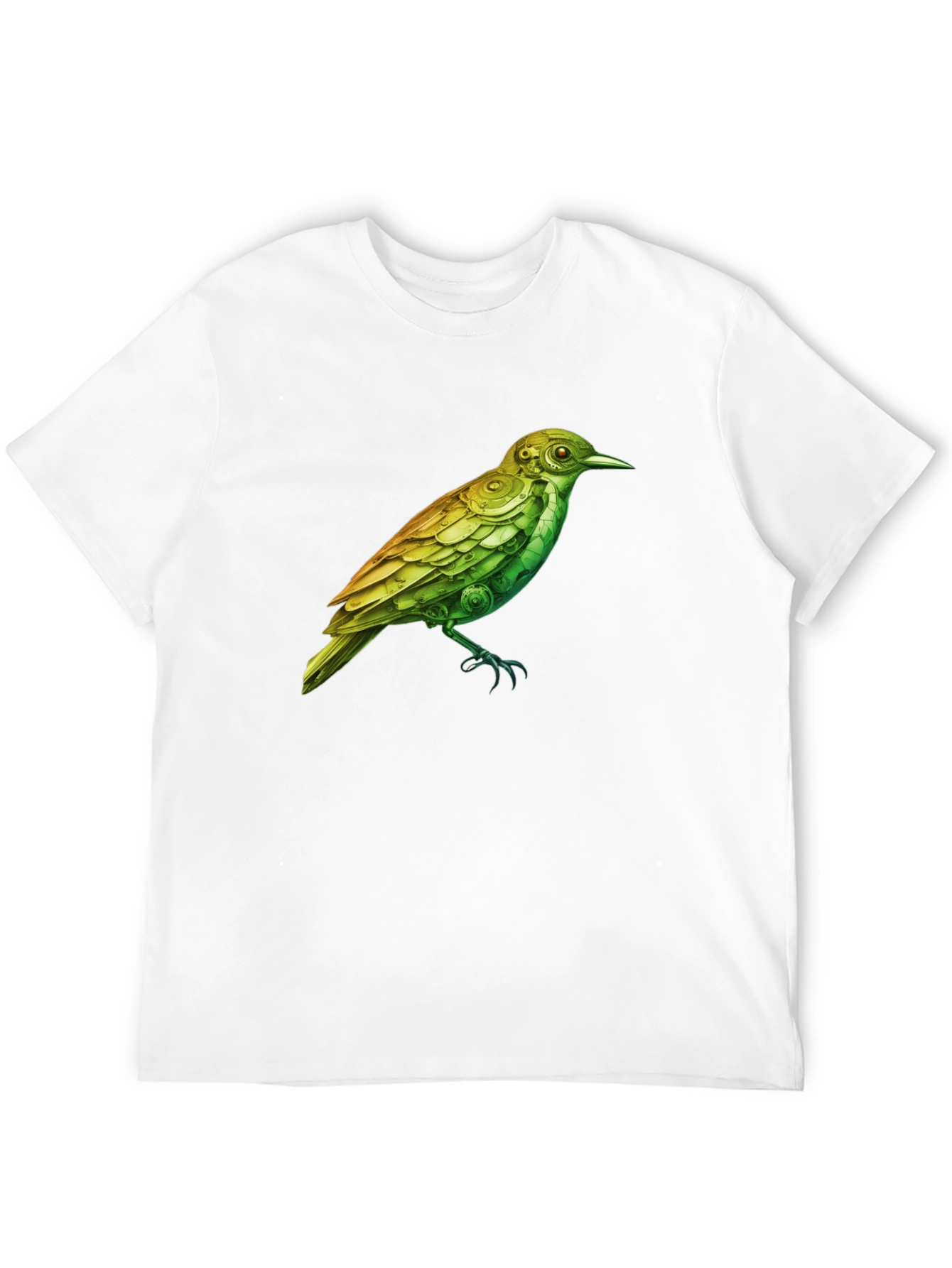Steampunk Bird Graphic Tee - Unique Design