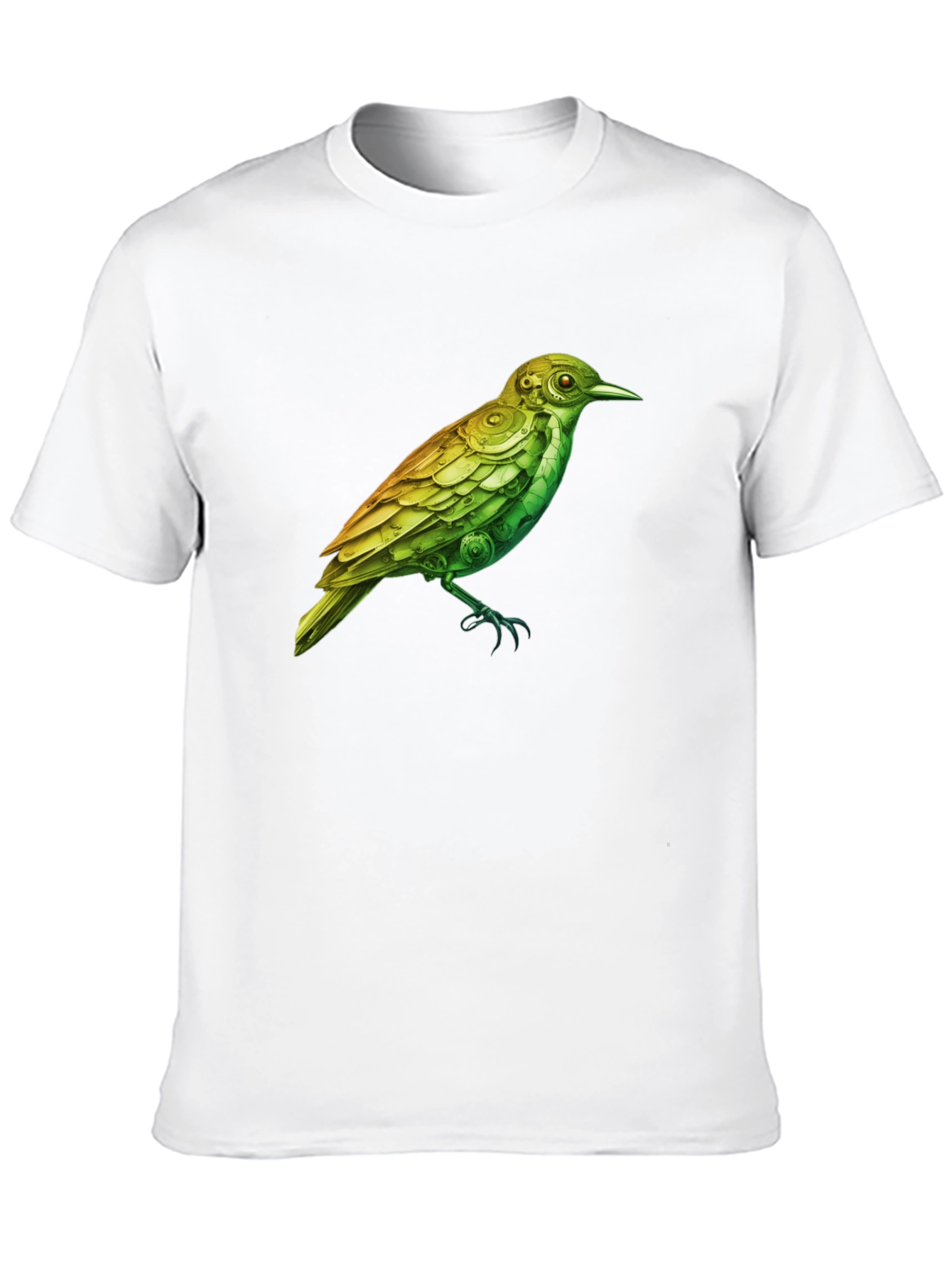 Steampunk Bird Graphic Tee - Unique Design
