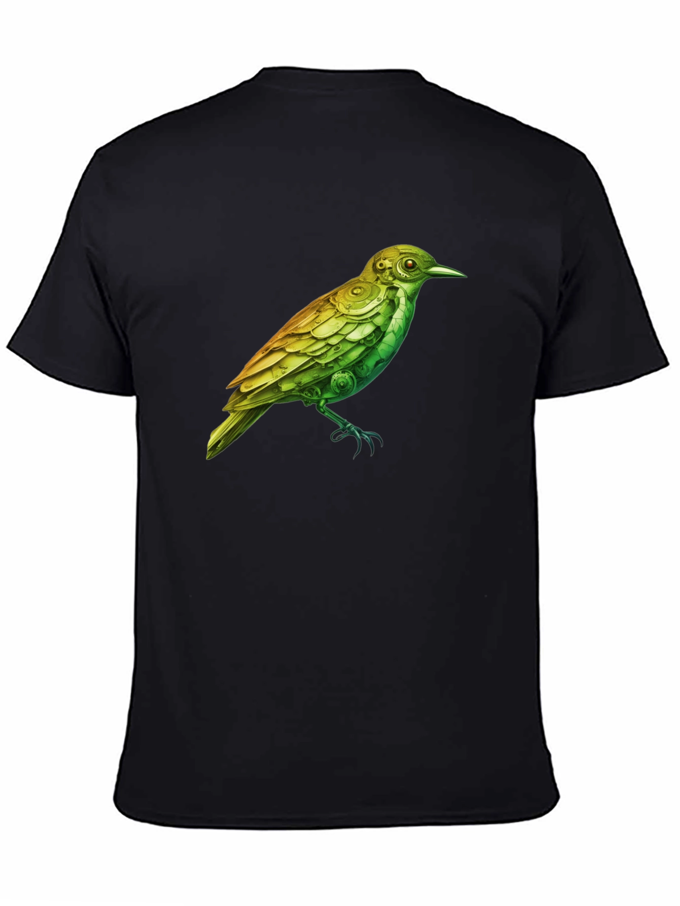 Steampunk Bird Graphic Tee - Unique Design