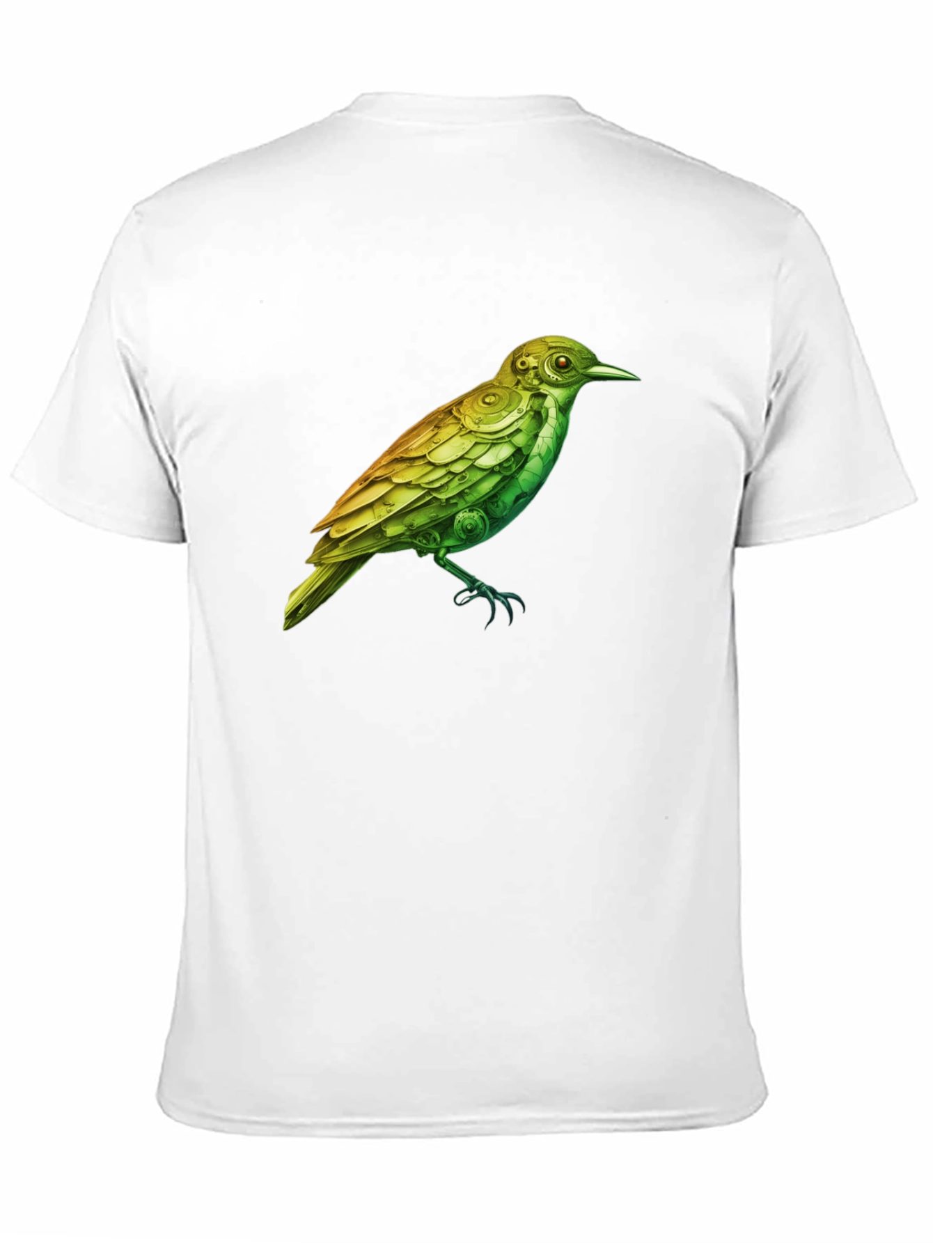 Steampunk Bird Graphic Tee - Unique Design