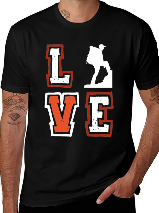 Hiking Love Graphic Tee - Outdoor Adventure T-Shirt