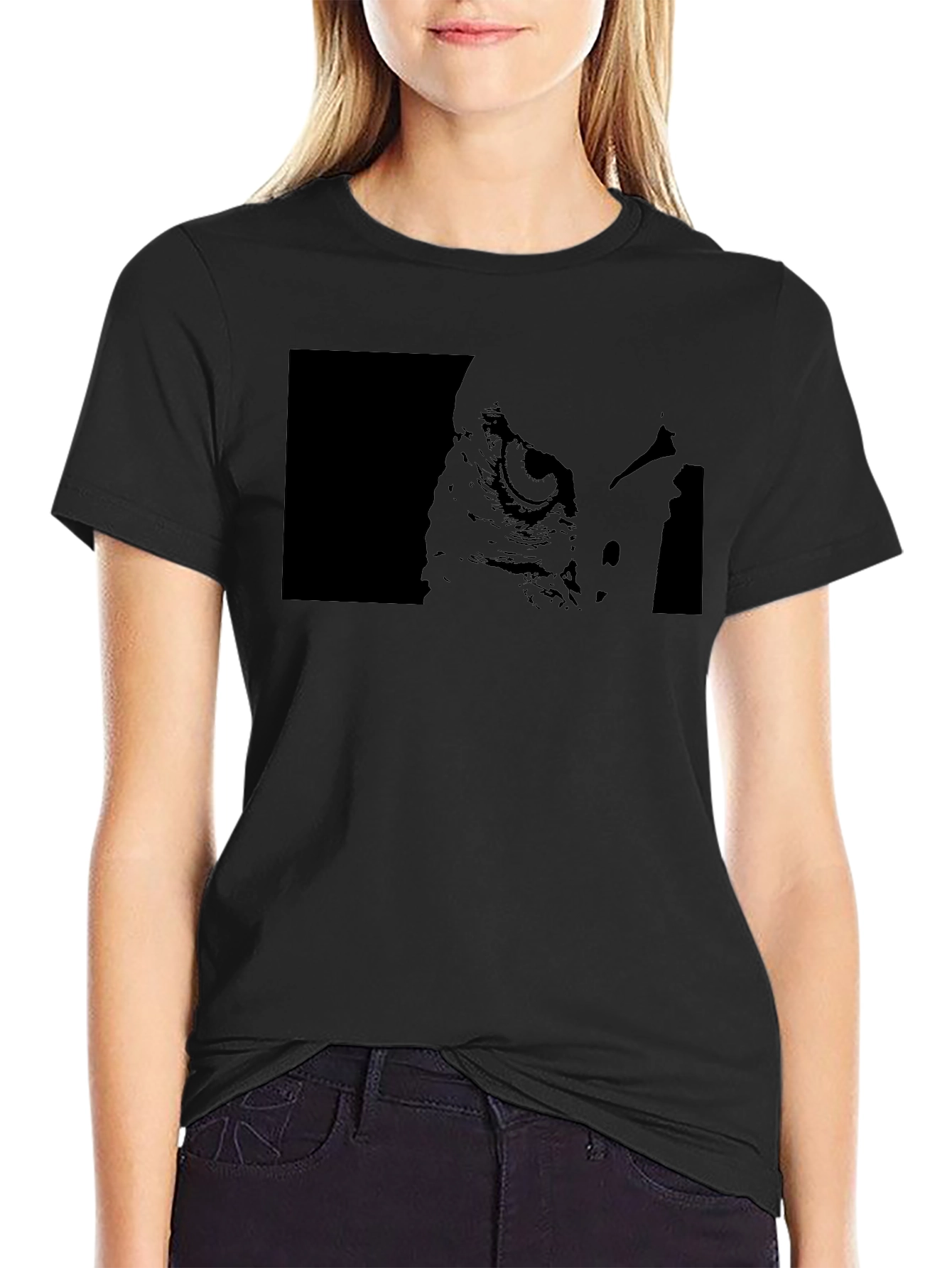 Mysterious Owl Graphic Black T-Shirt