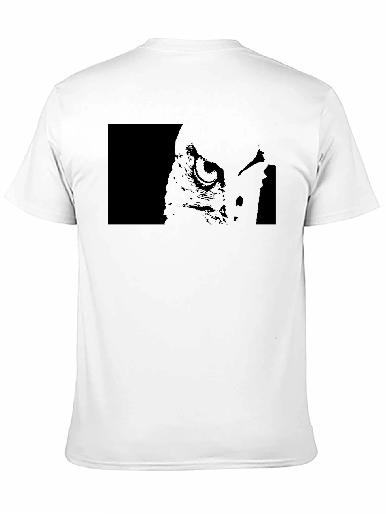 Mysterious Owl Graphic Black T-Shirt