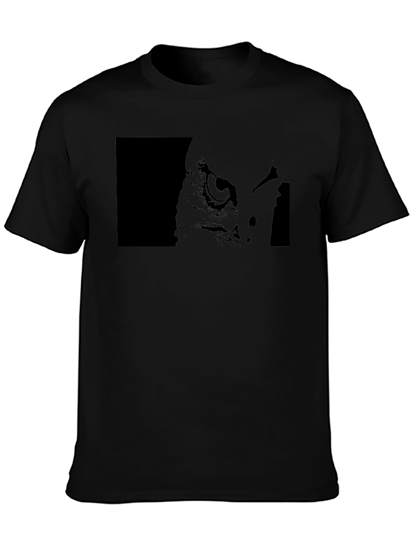 Mysterious Owl Graphic Black T-Shirt