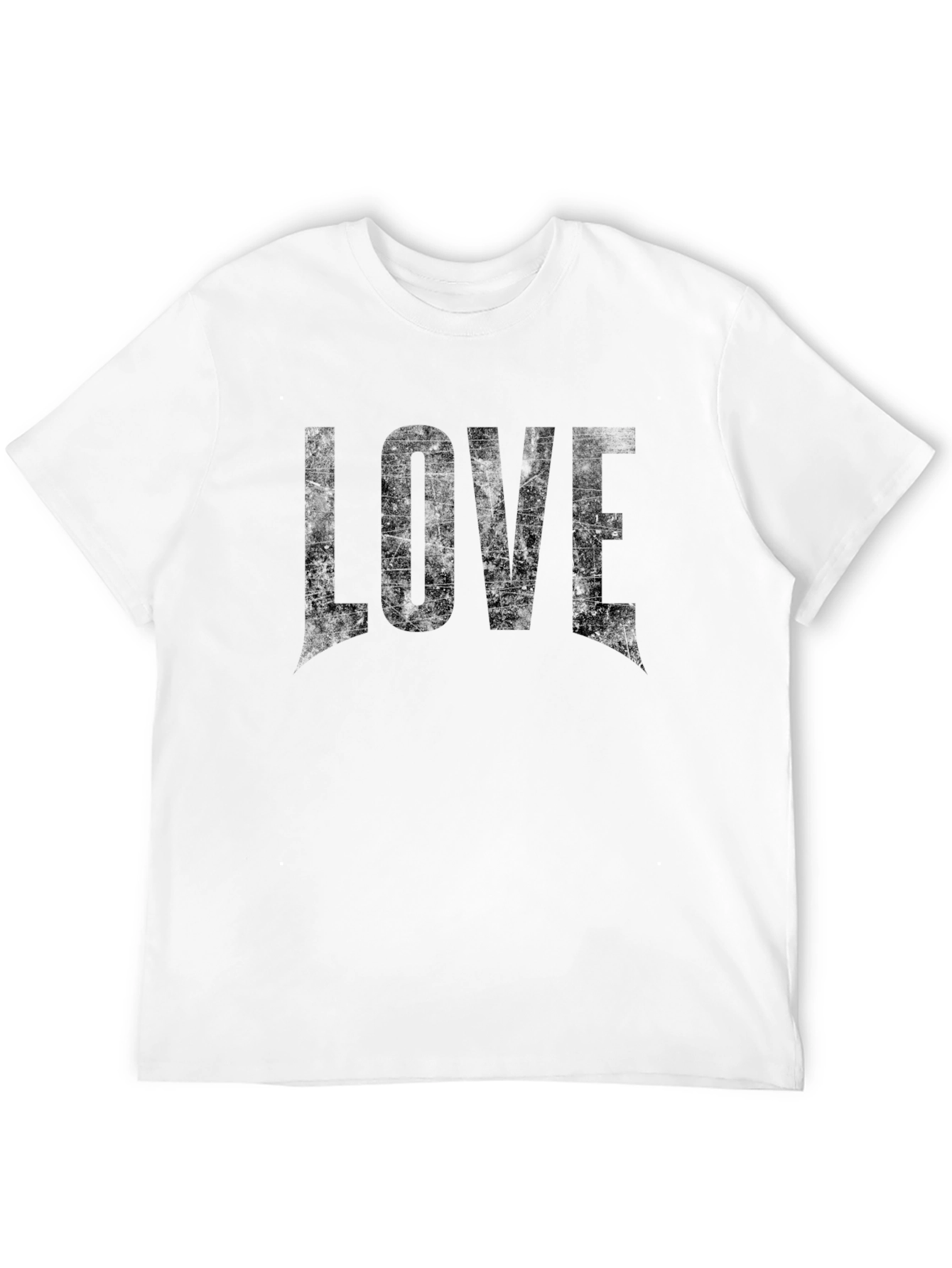 Mens Black Love T-Shirt - Stylish Graphic Tee