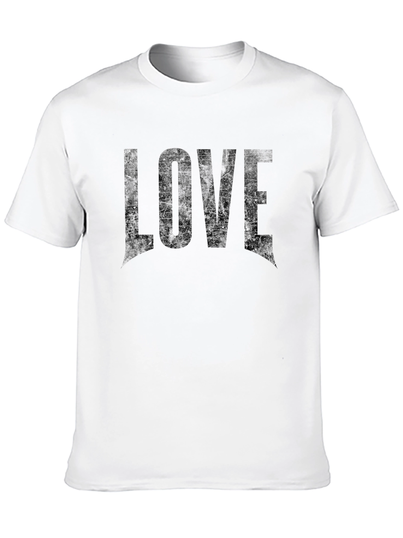 Mens Black Love T-Shirt - Stylish Graphic Tee
