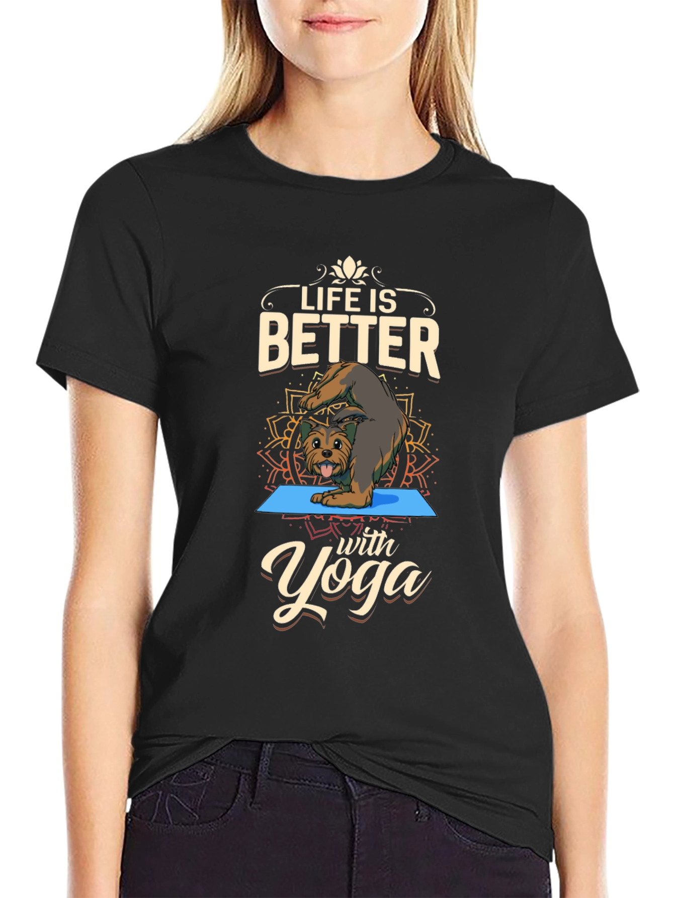 Life is Better with Yoga T-Shirt
