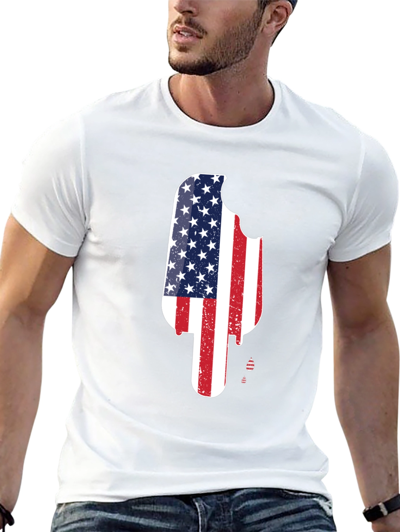USA Flag Popsicle T-Shirt