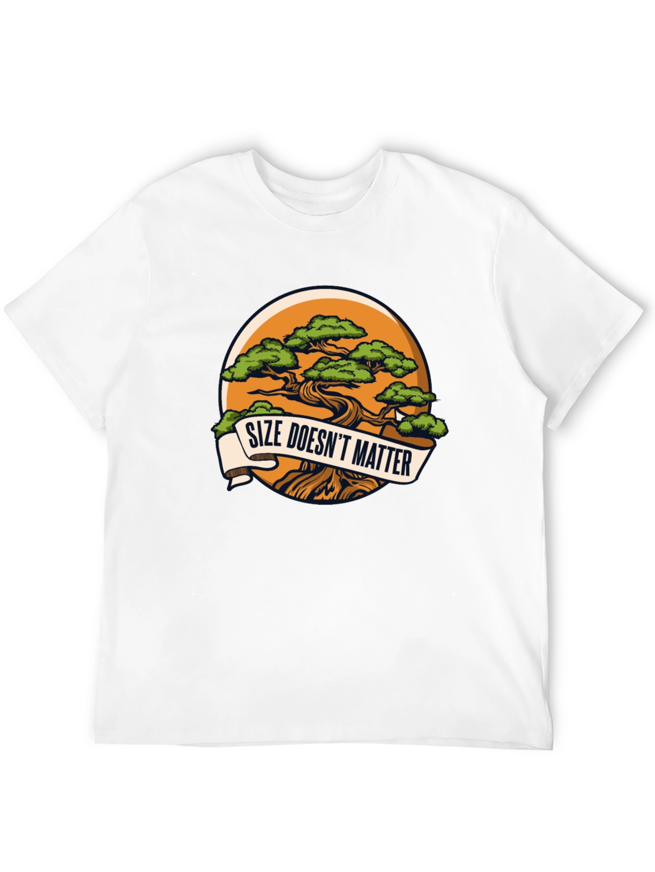 Size Doesnt Matter Bonsai Tree Graphic Tee