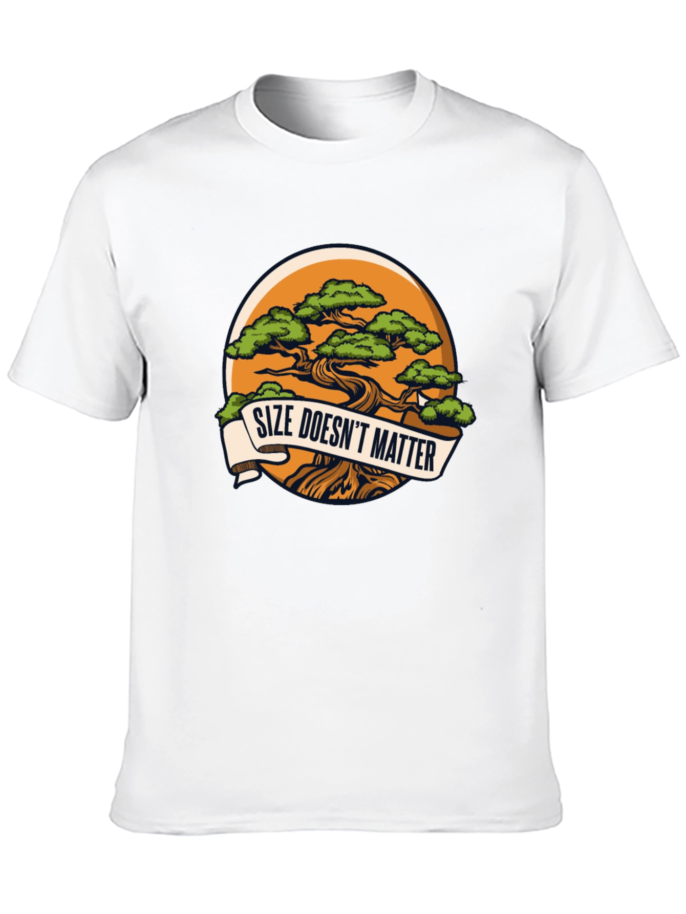 Size Doesnt Matter Bonsai Tree Graphic Tee