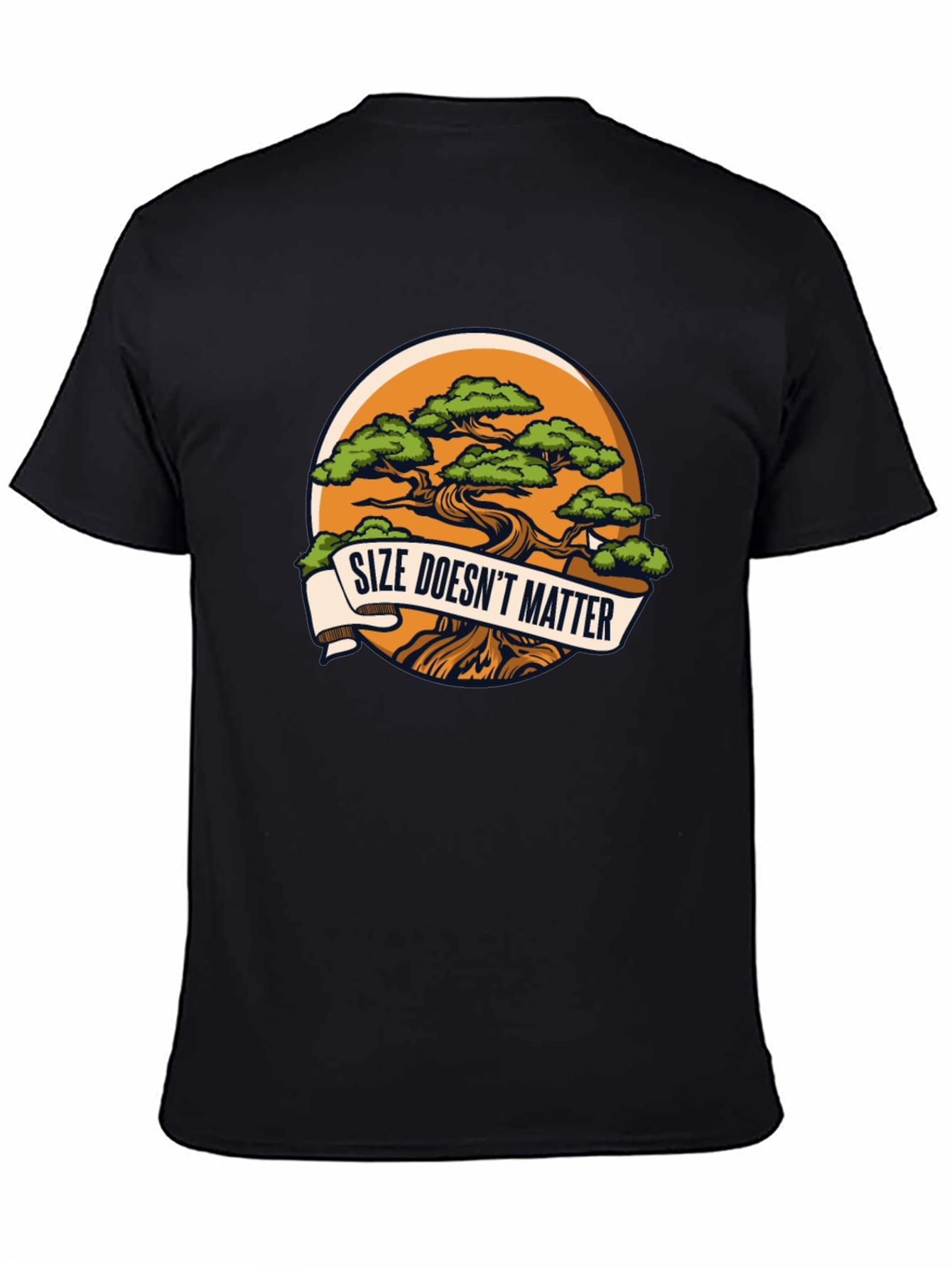 Size Doesnt Matter Bonsai Tree Graphic Tee