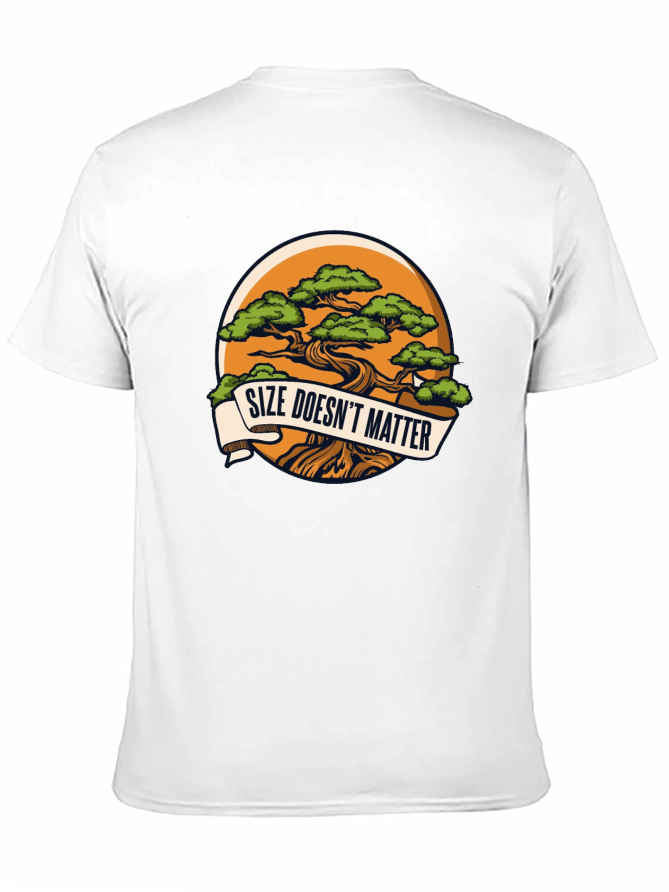 Size Doesnt Matter Bonsai Tree Graphic Tee