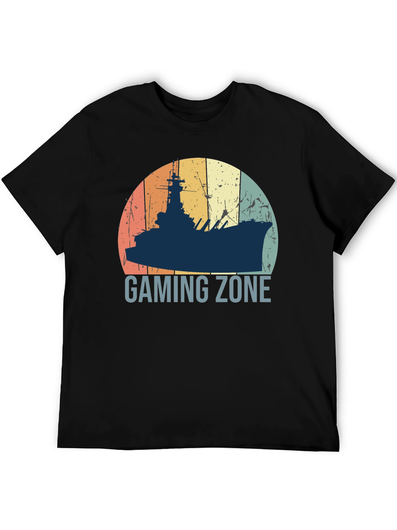 Gaming Zone Battleship T-Shirt - Retro Style