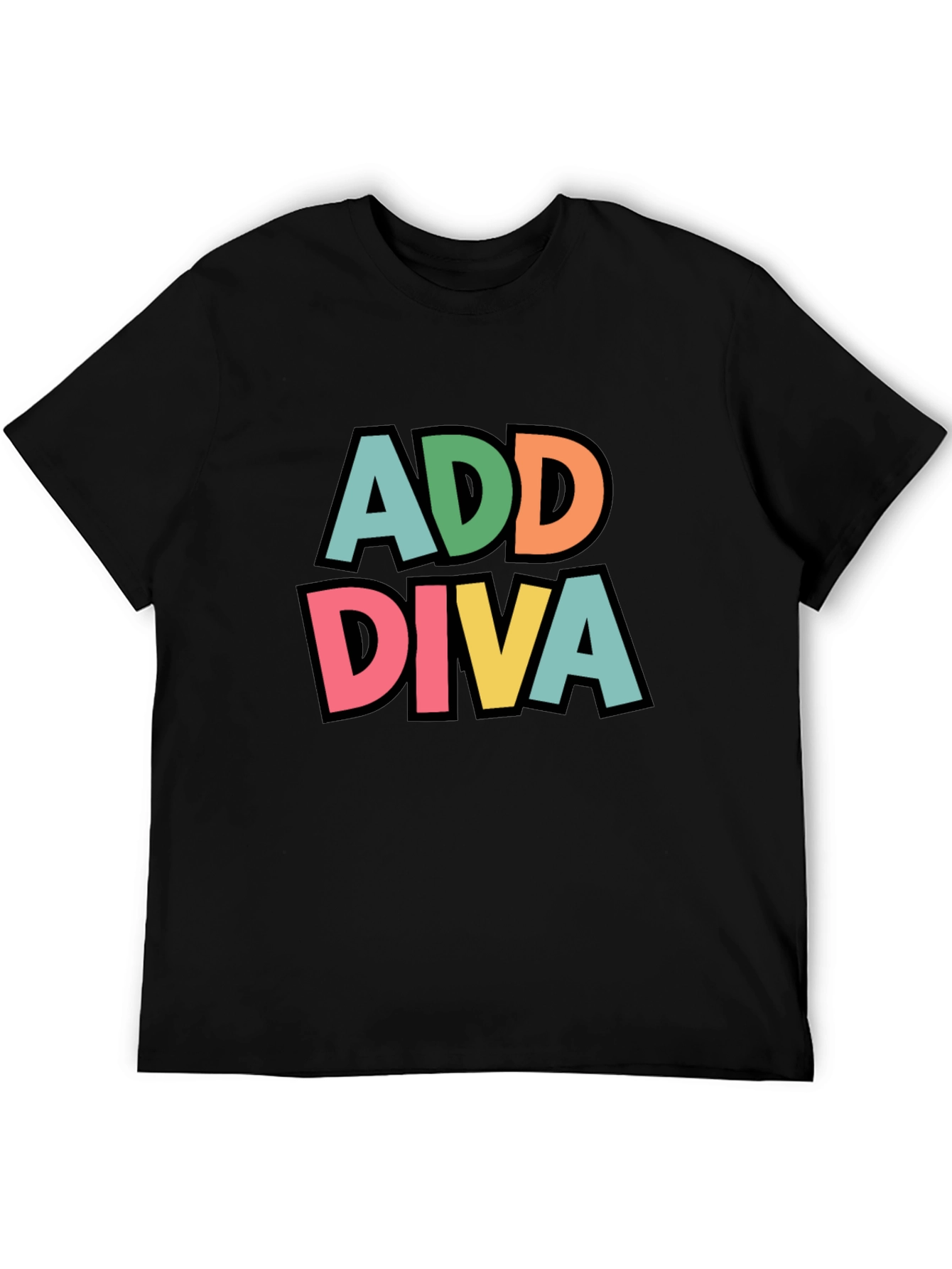 Add Diva Graphic Tee - Black T-Shirt